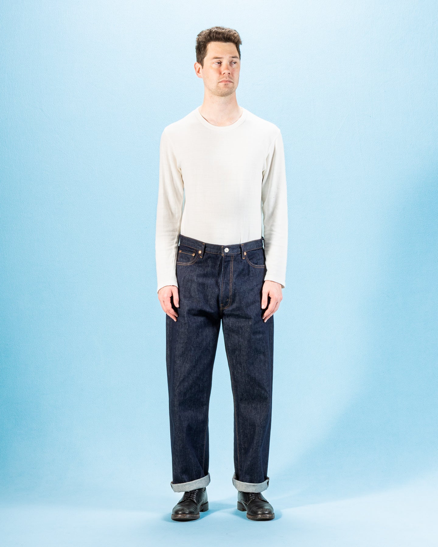 OrSlow 101 Dad's Fit Denim Pants (Unisex) - One Wash - Standard & Strange