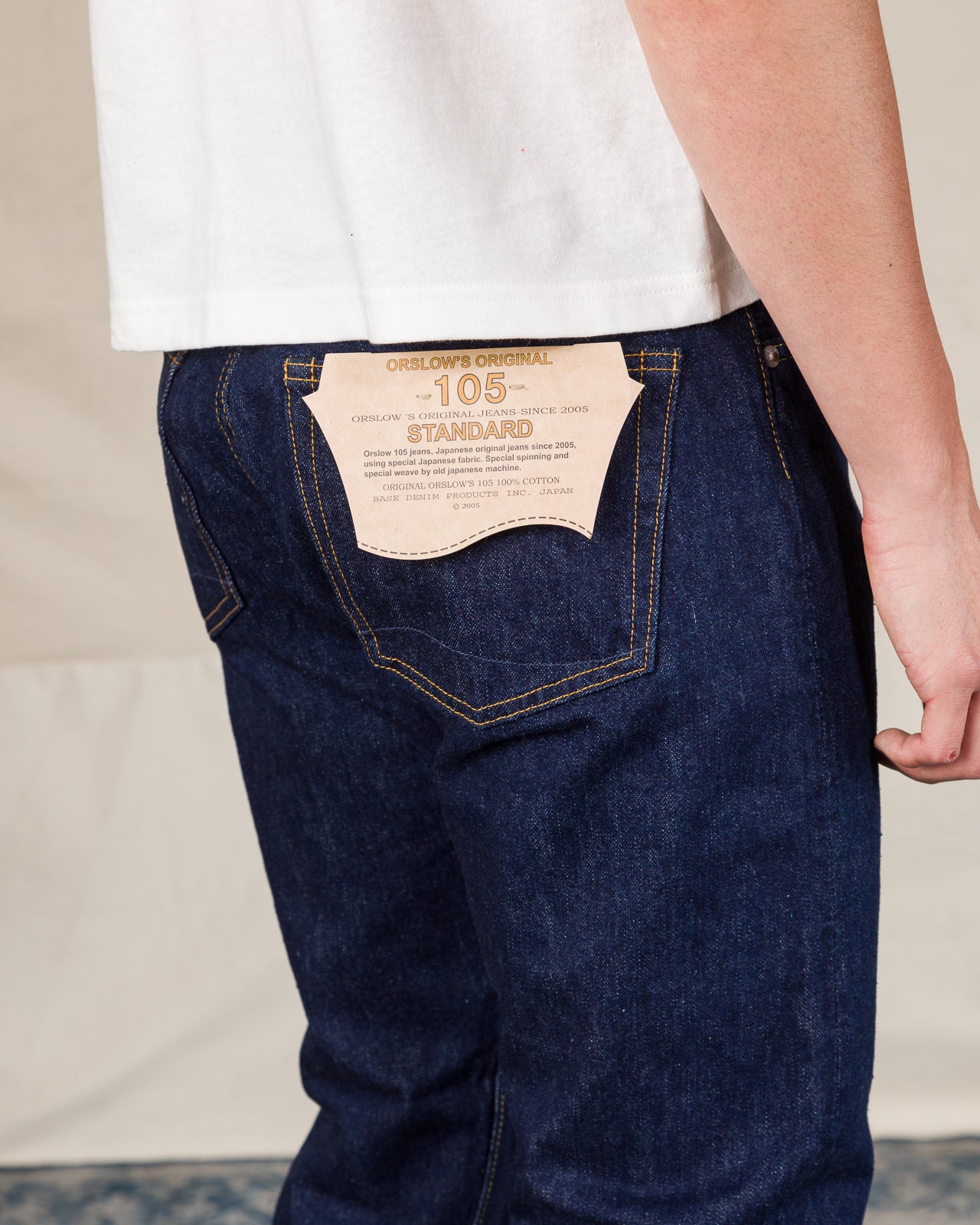 OrSlow 105 Standard Fit Denim - One Wash - Standard & Strange