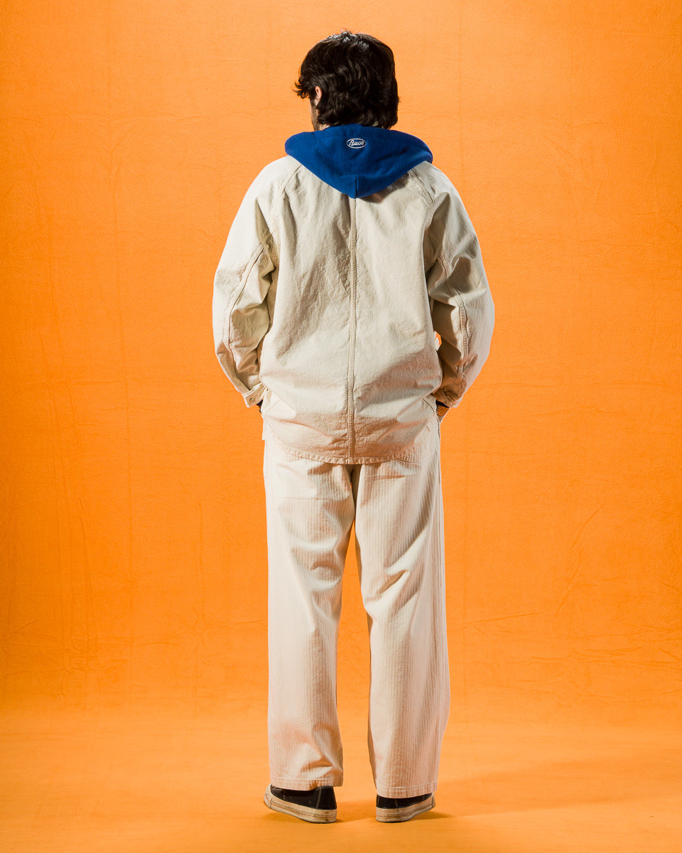 OrSlow 40's WWII Denim Coverall (Loose Fit) - Ecru - Standard & Strange