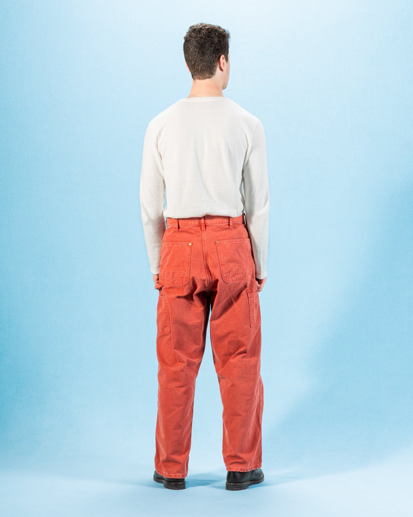 OrSlow Dad's Fit Oxford Painter Pants - Red - Standard & Strange