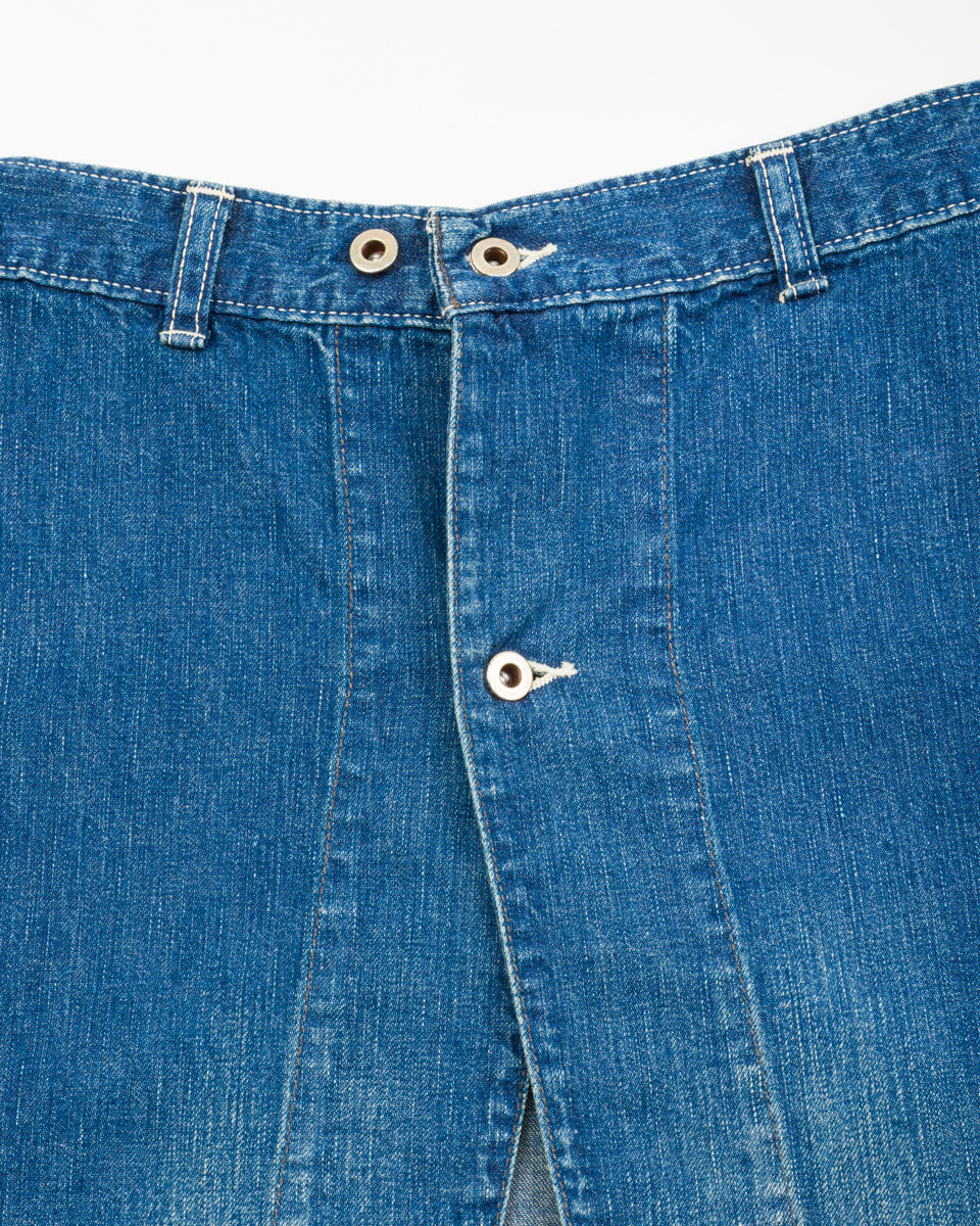 OrSlow Denim Overlap Skirt - Denim Used - Standard & Strange