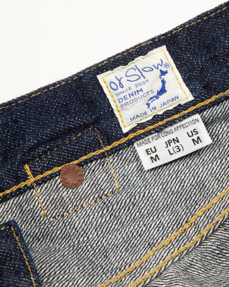 OrSlow Grand Dad's Fit Denim Pants - One Wash - Standard & Strange