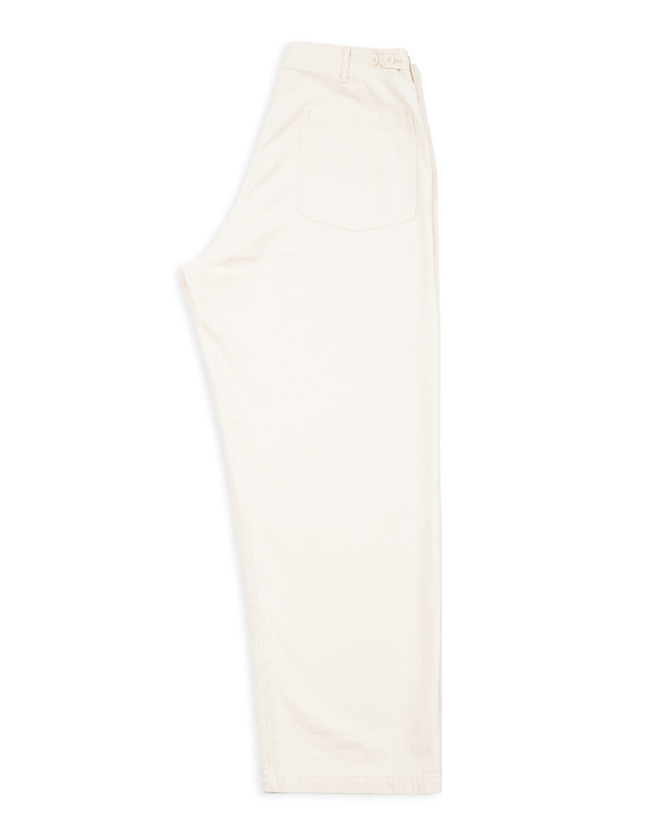 OrSlow HBT Summer Fatigue Pants (Unisex) - Ecru - Standard & Strange