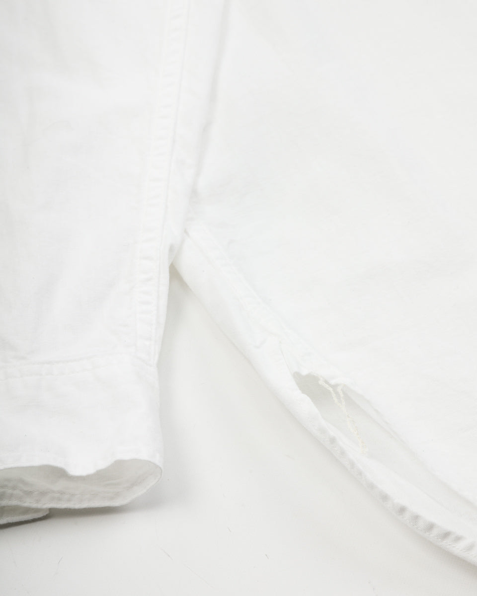 OrSlow Relax Fit Chambray Work Shirt - White - Standard & Strange