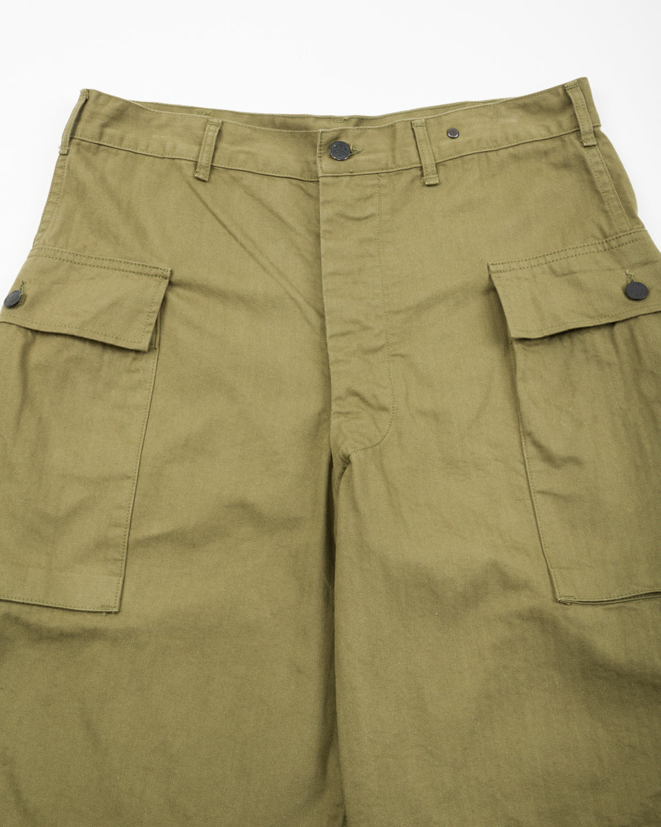 OrSlow U.S. Army 2-Pocket Cargo Shorts - Army Green - Standard & Strange