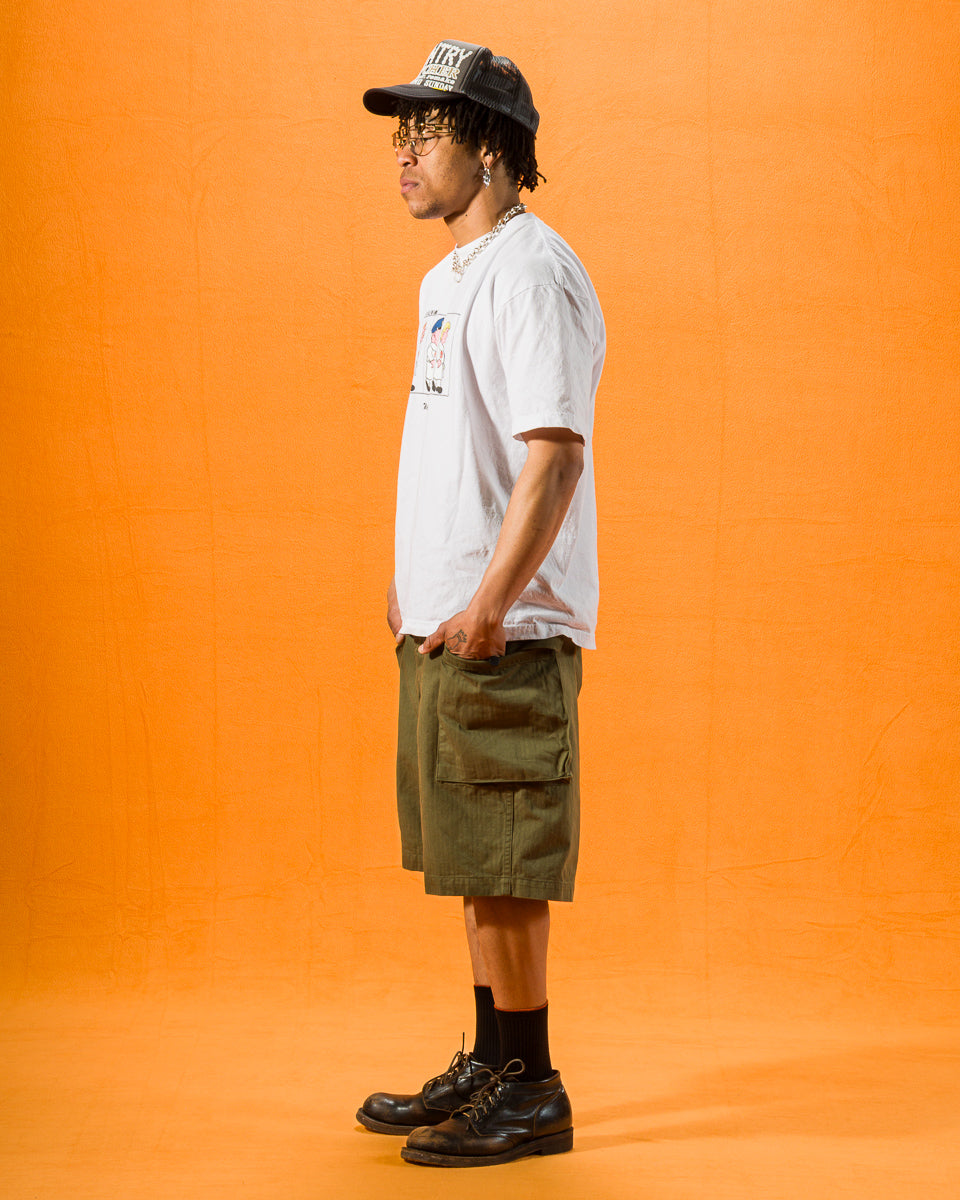 OrSlow U.S. Army 2-Pocket Cargo Shorts - Army Green - Standard & Strange