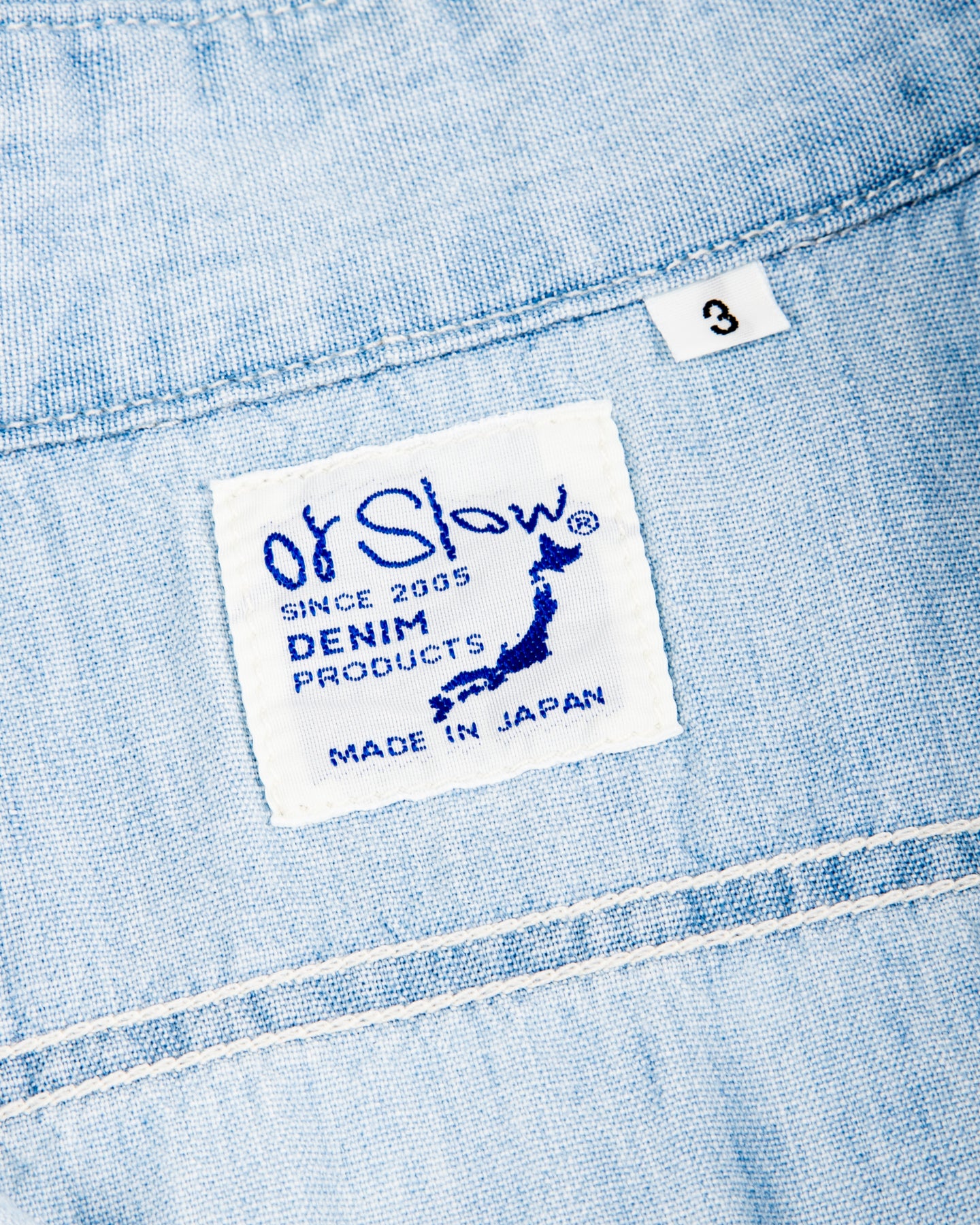 OrSlow Relax Fit Chambray Work Shirt - Bleached - Standard & Strange