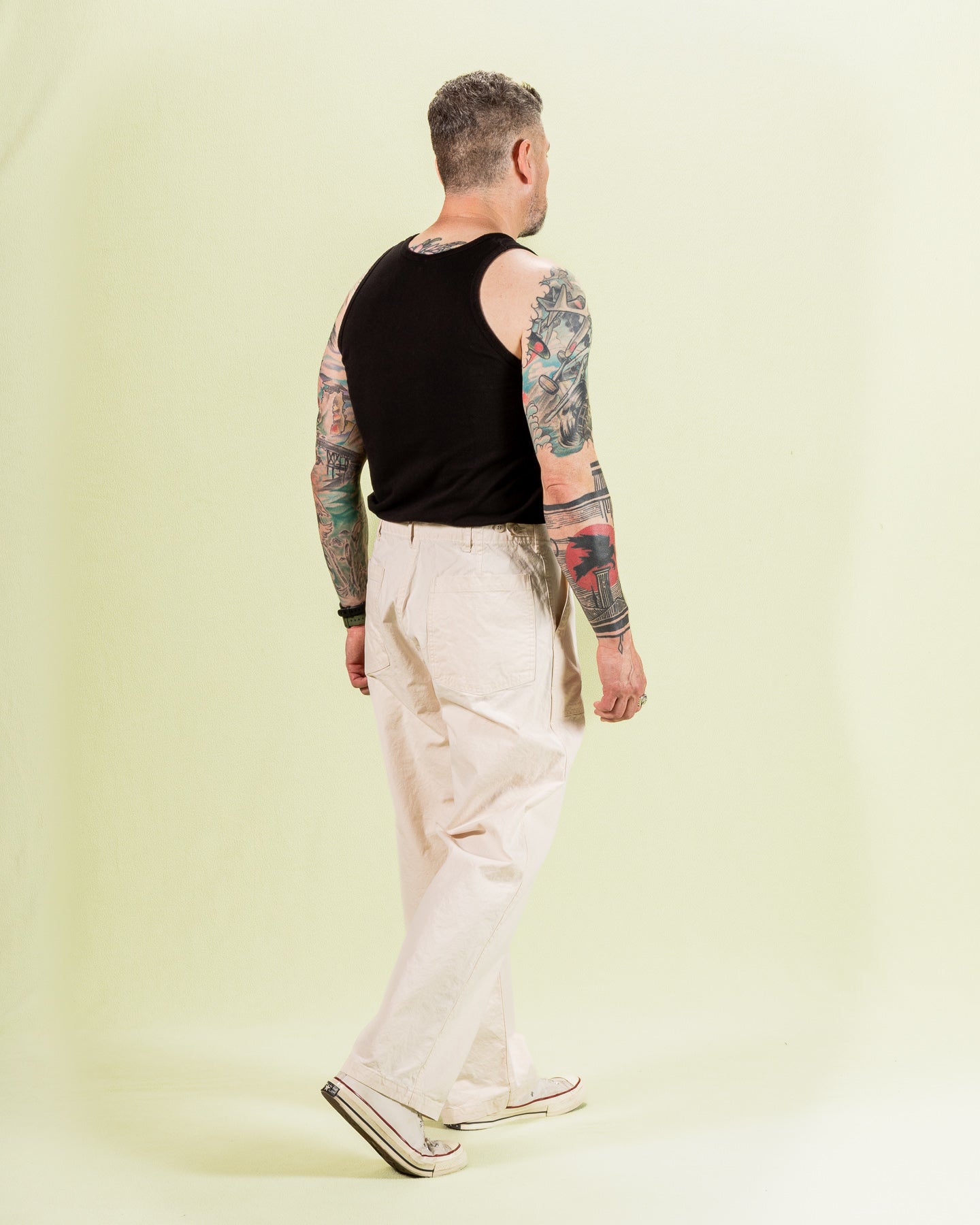 OrSlow Summer Fatigue Pants (Unisex) - Ecru - Standard & Strange