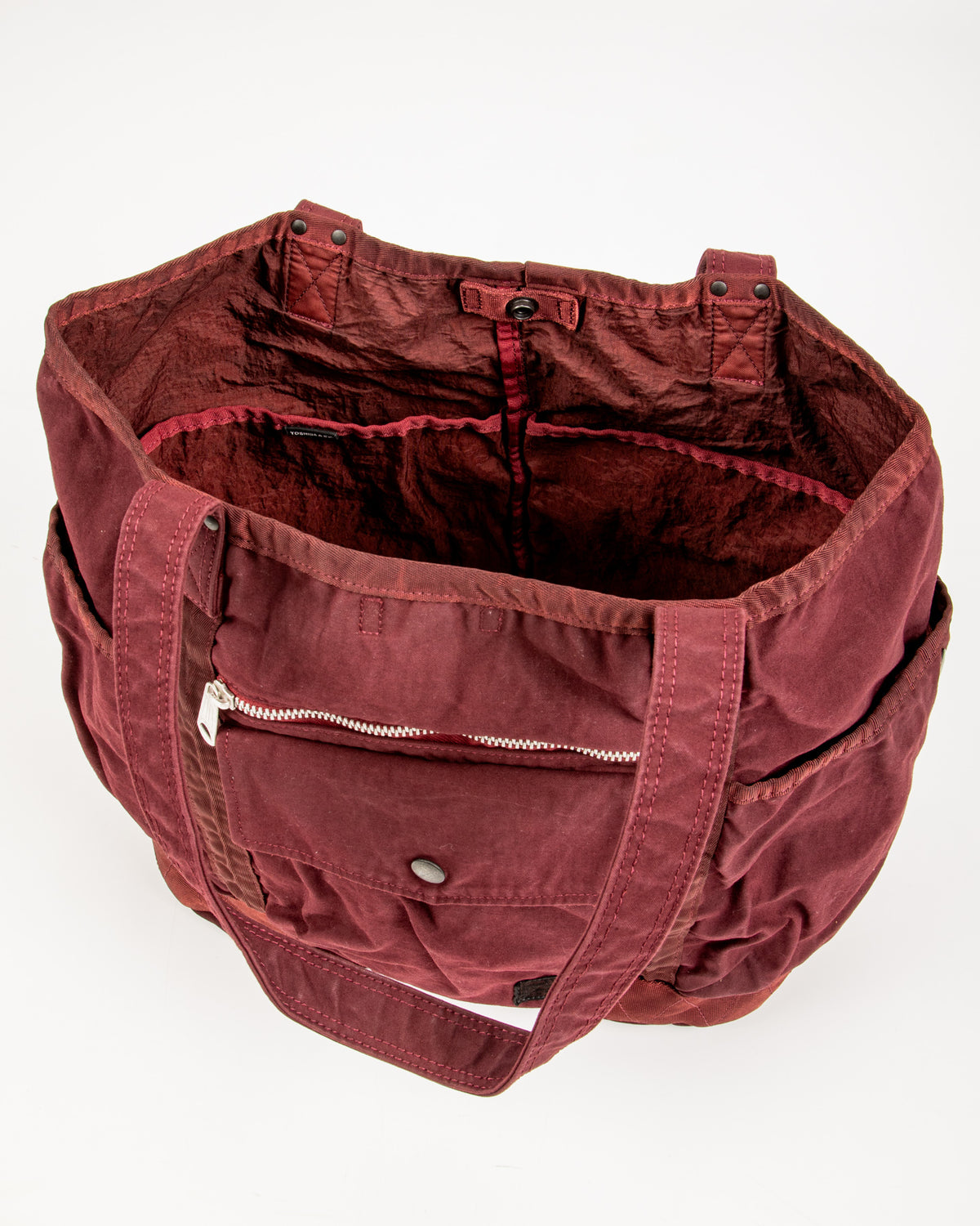 PORTER - Yoshida & Co Crag Tote Bag - Maroon - Standard & Strange