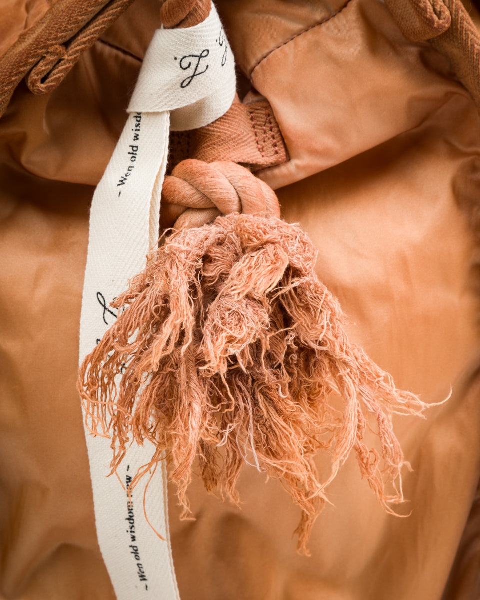 PORTER - Yoshida & Co Luggage Label OldNew Newspaper Bag (L) - Kakishibu - Standard & Strange