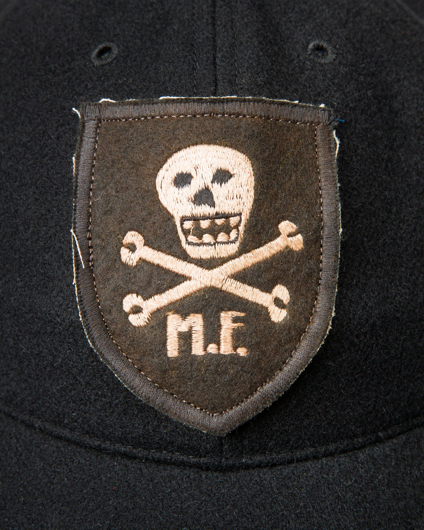 Papa Nui Mike Force Cap - Black Wool - Standard & Strange