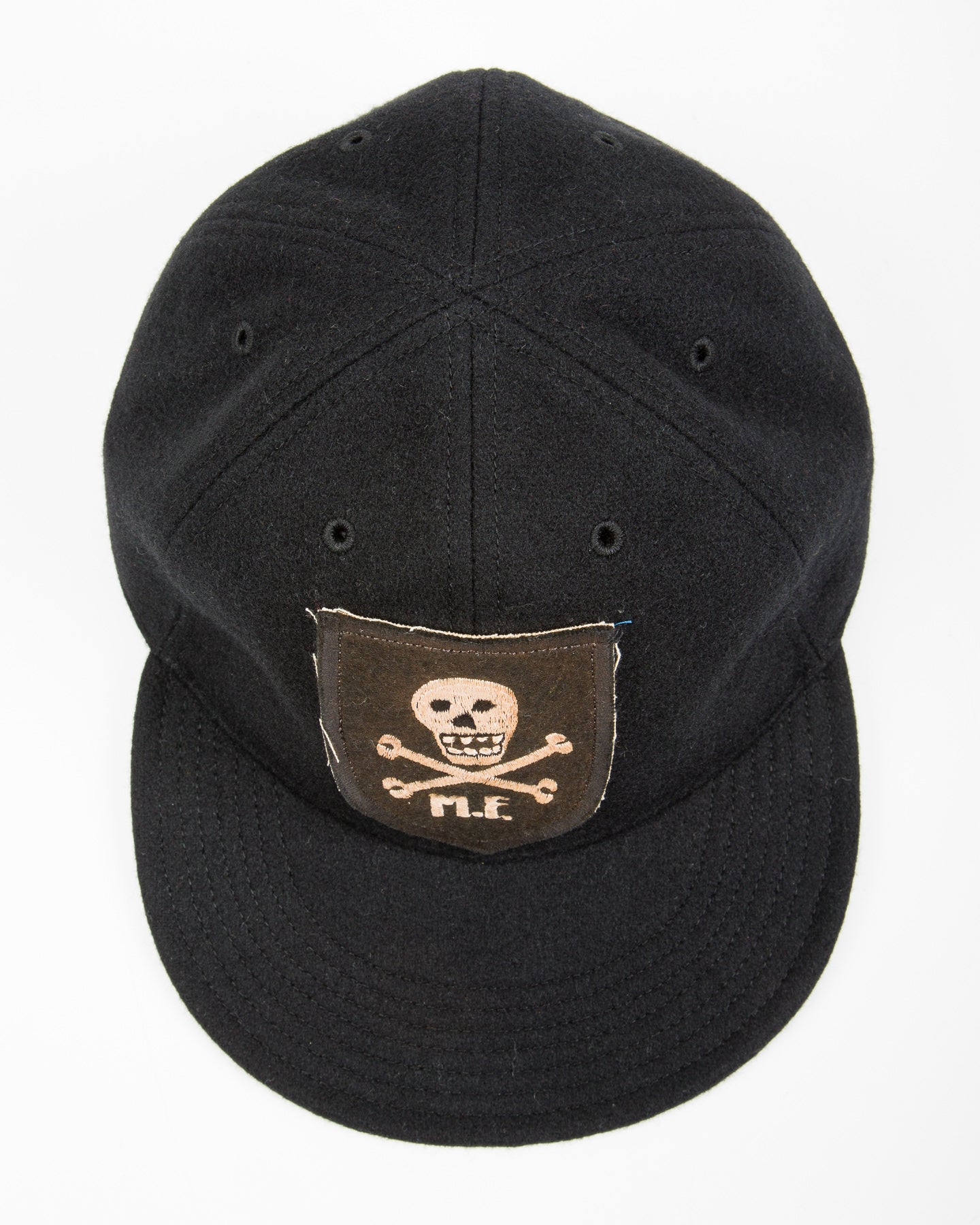 Papa Nui Mike Force Cap - Black Wool - Standard & Strange
