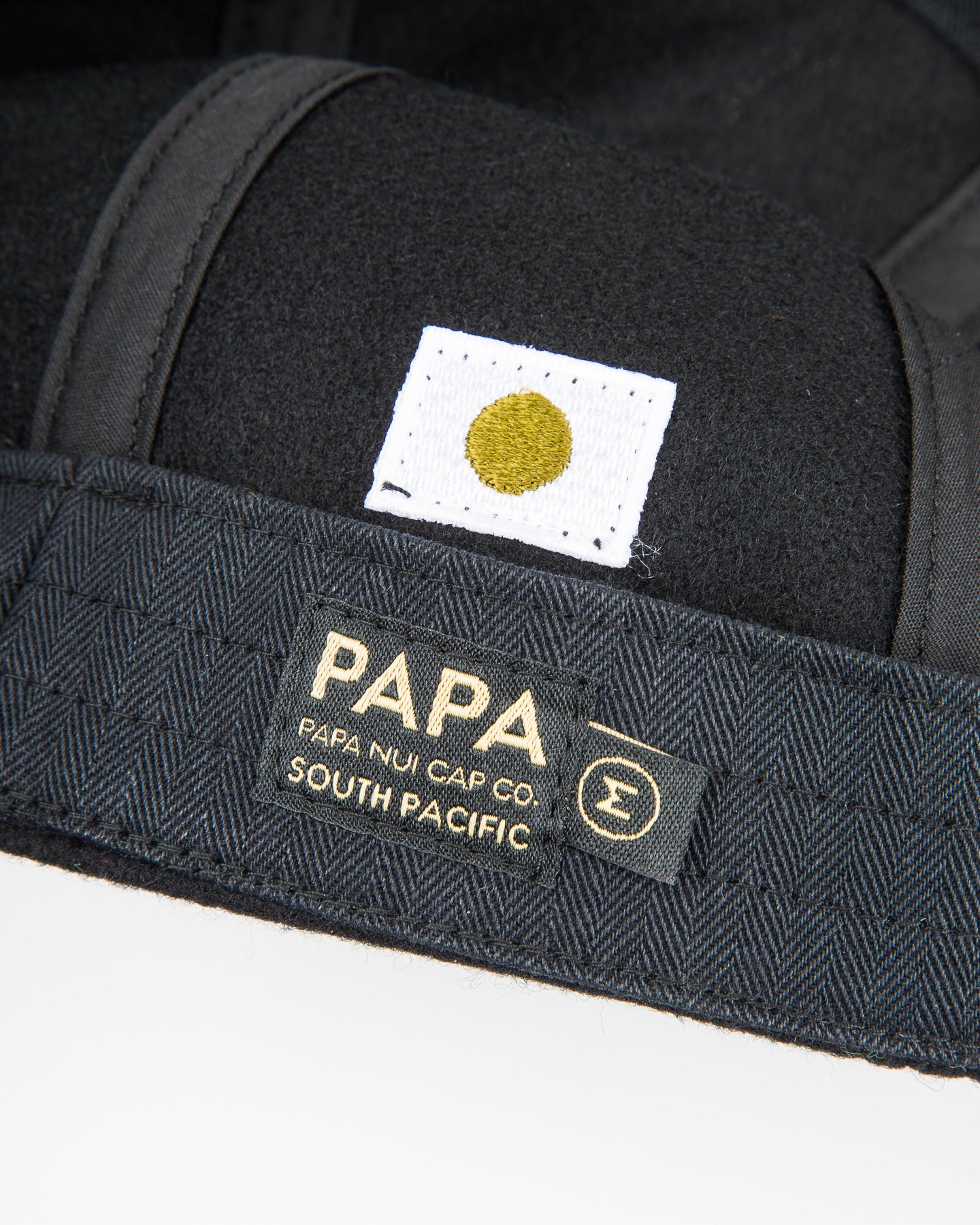 Papa Nui Mike Force Cap - Black Wool - Standard & Strange