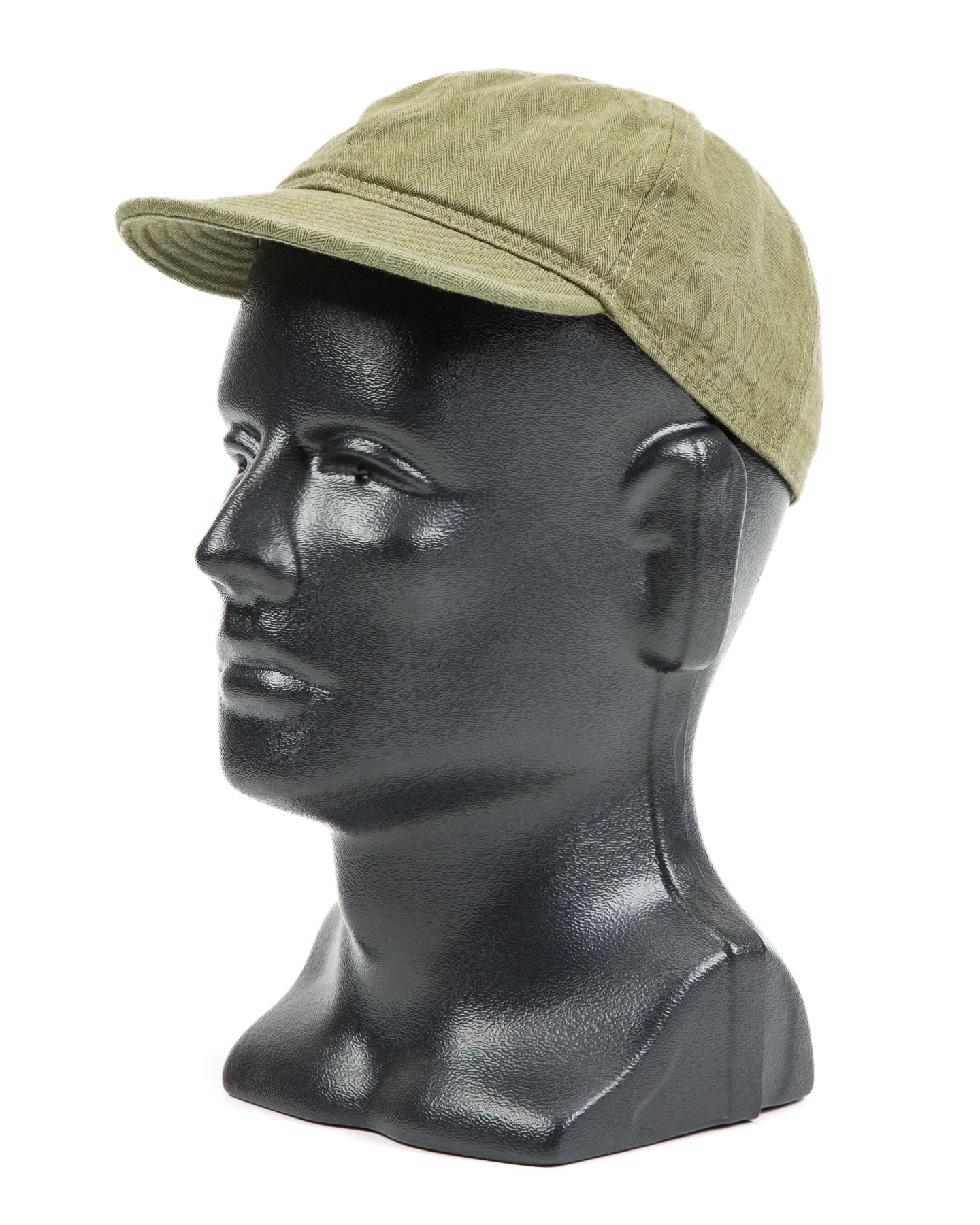 Papa Nui Tail End Charlie Cap - Olive Drab HBT - Standard & Strange