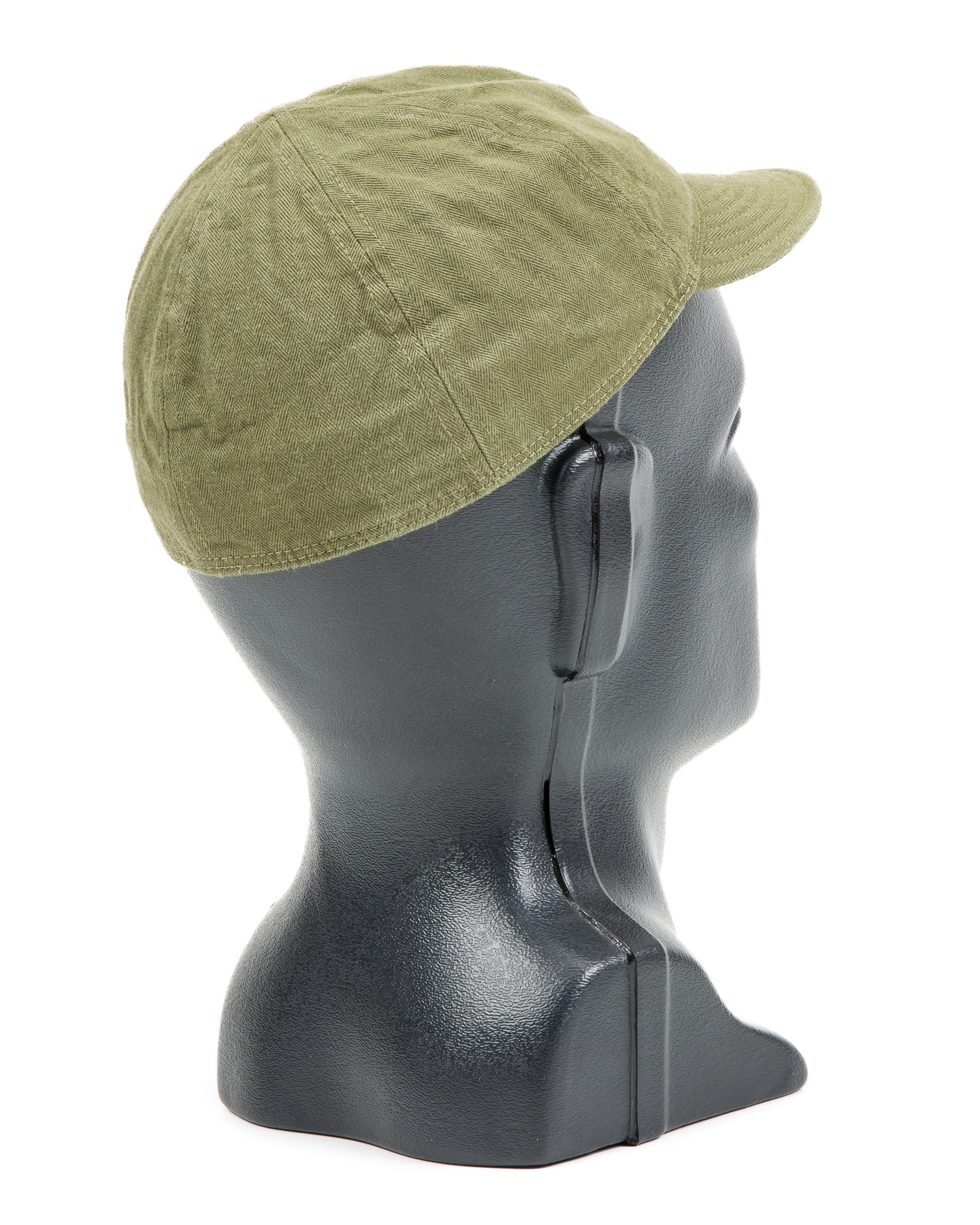 Papa Nui Tail End Charlie Cap - Olive Drab HBT - Standard & Strange