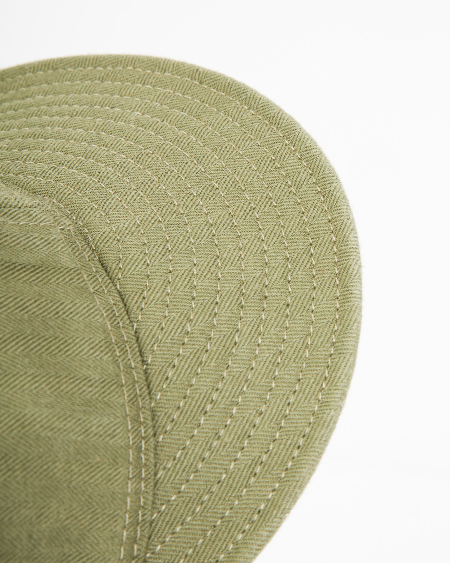 Papa Nui Tail End Charlie Cap - Olive Drab HBT - Standard & Strange