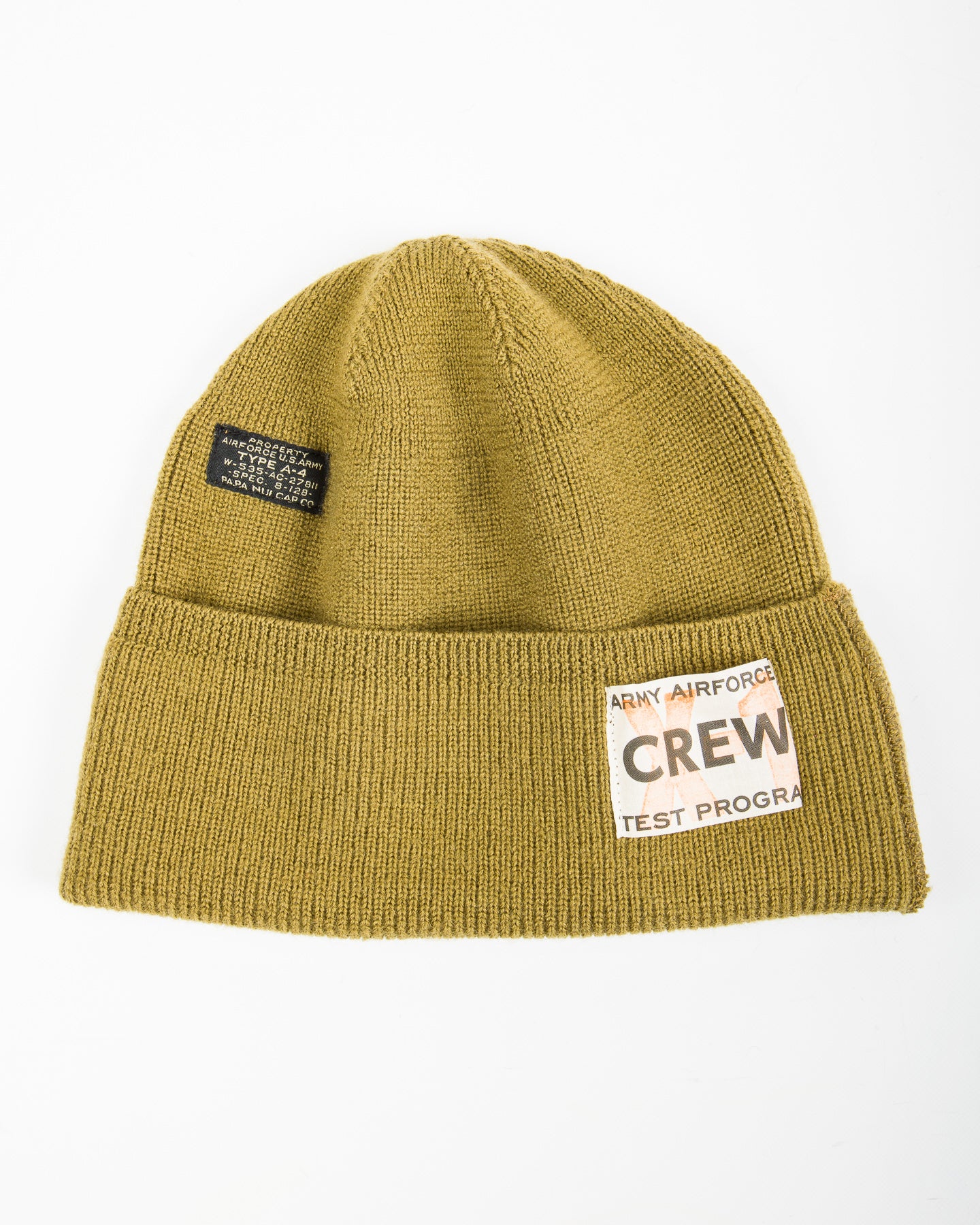 Papa Nui X-1 Watch Cap - Khaki Wool - Standard & Strange