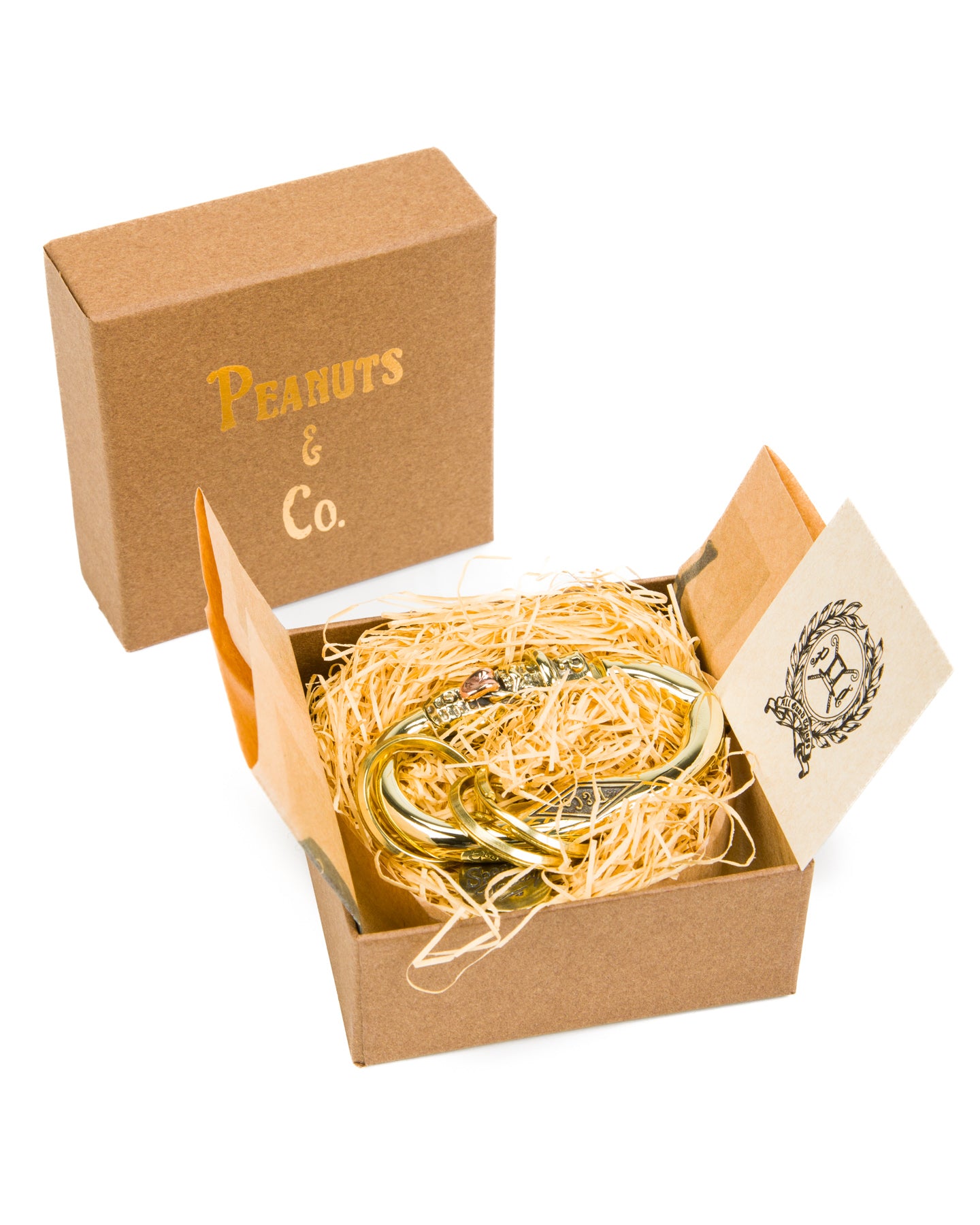 Peanuts & Co Bero Peanuts Carabiner - Brass - Standard & Strange