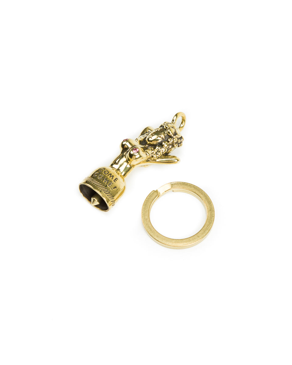 Peanuts & Co Come Come Bell Keyring / Pendant - Brass - Standard & Strange
