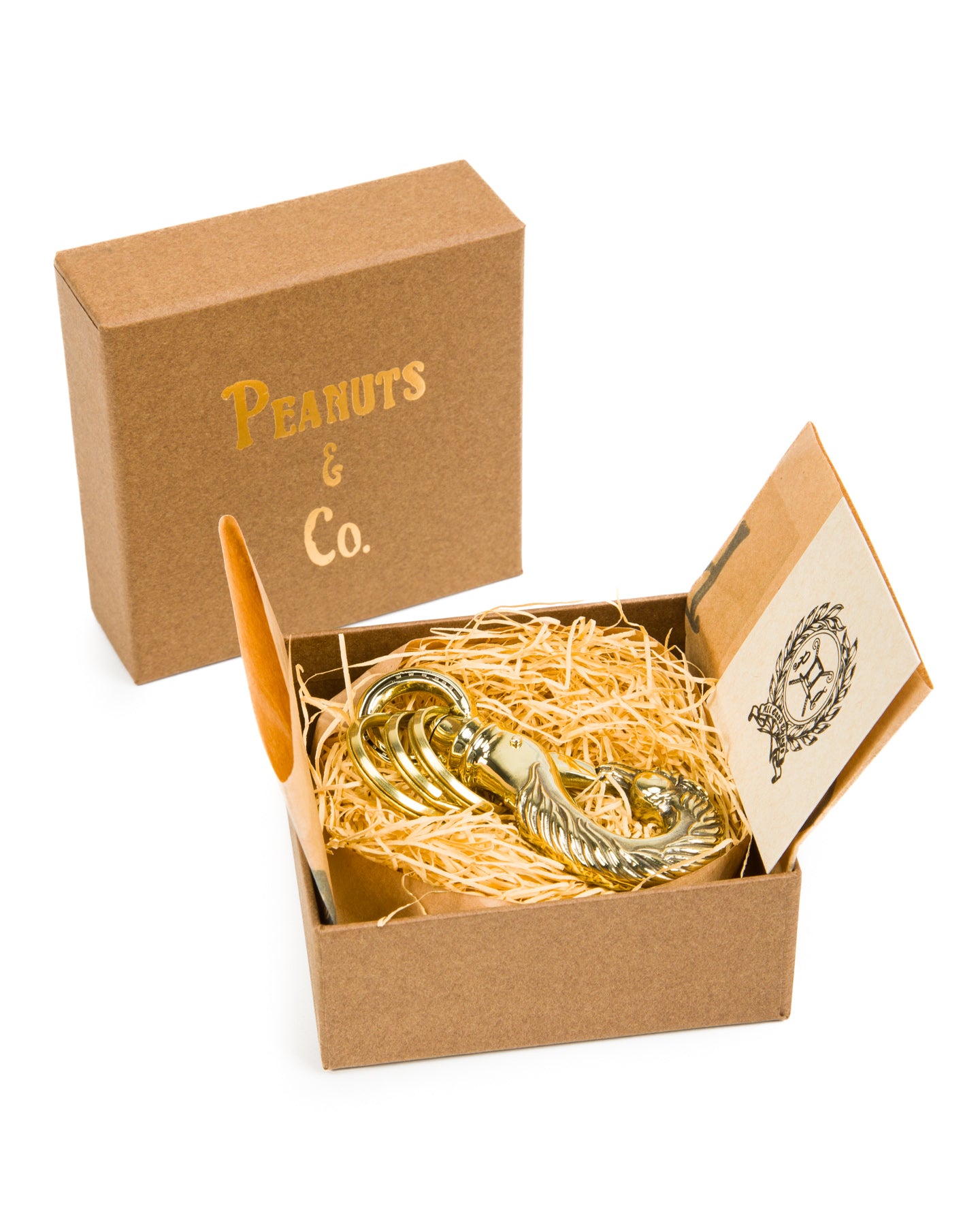 Peanuts & Co Horse Key Hook - Brass - Large - Standard & Strange