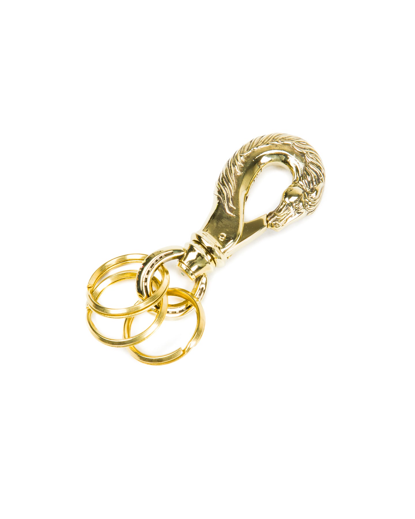 Peanuts & Co Horse Key Hook - Brass - Large - Standard & Strange