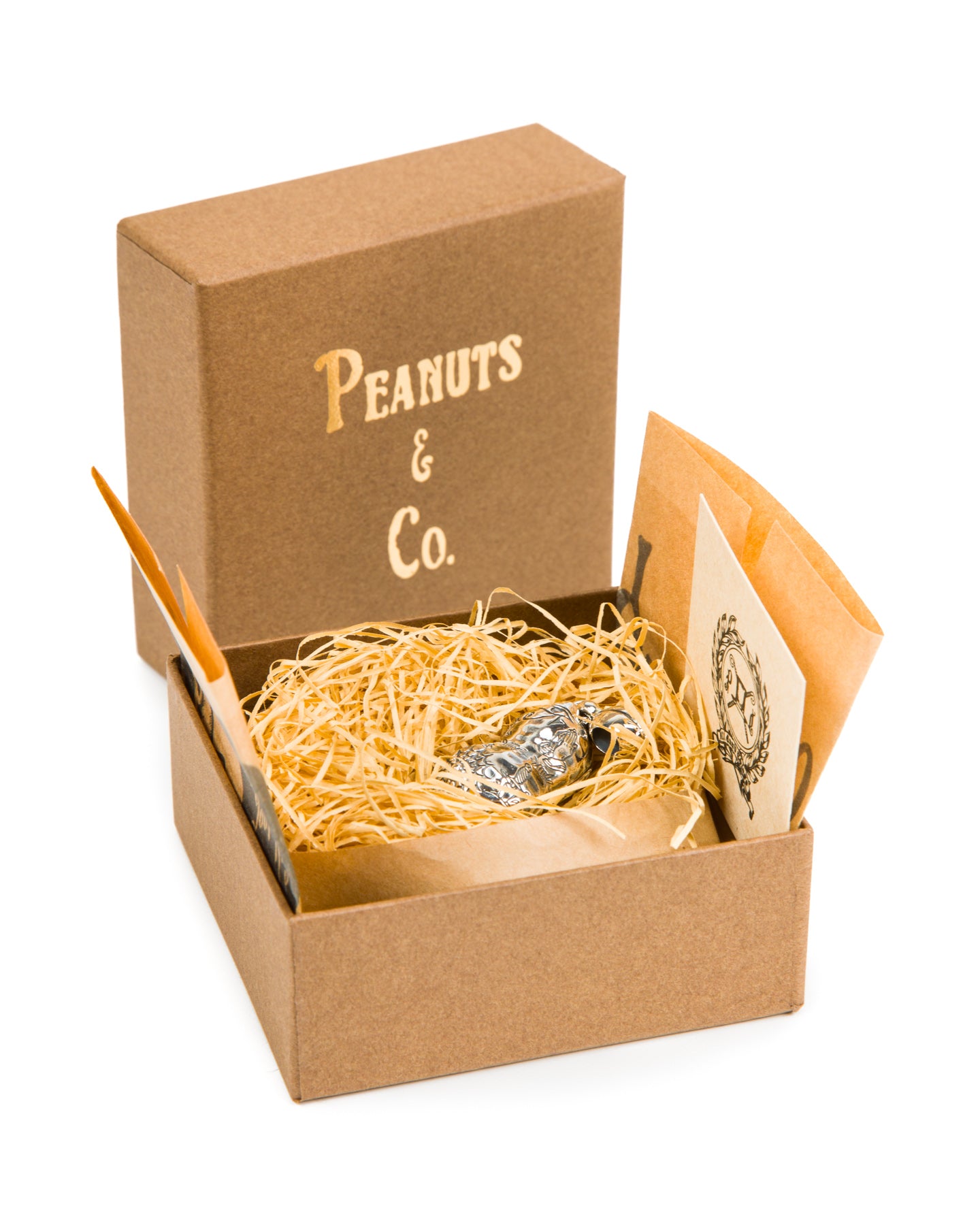 Peanuts & Co Large Bero Tattoo Peanuts (Slide Type) - Silver x 10K Gold - Standard & Strange