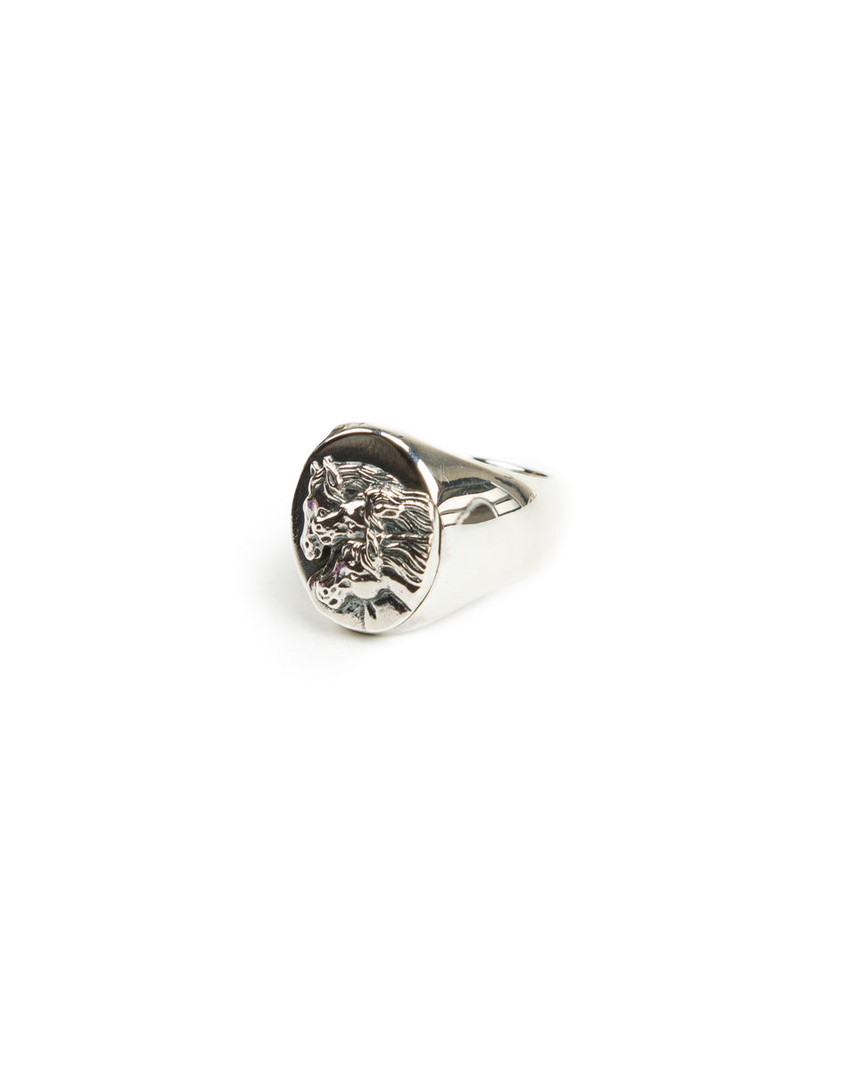 Peanuts & Co Pharaoh's Horse Ring - Oval - Silver – Standard & Strange