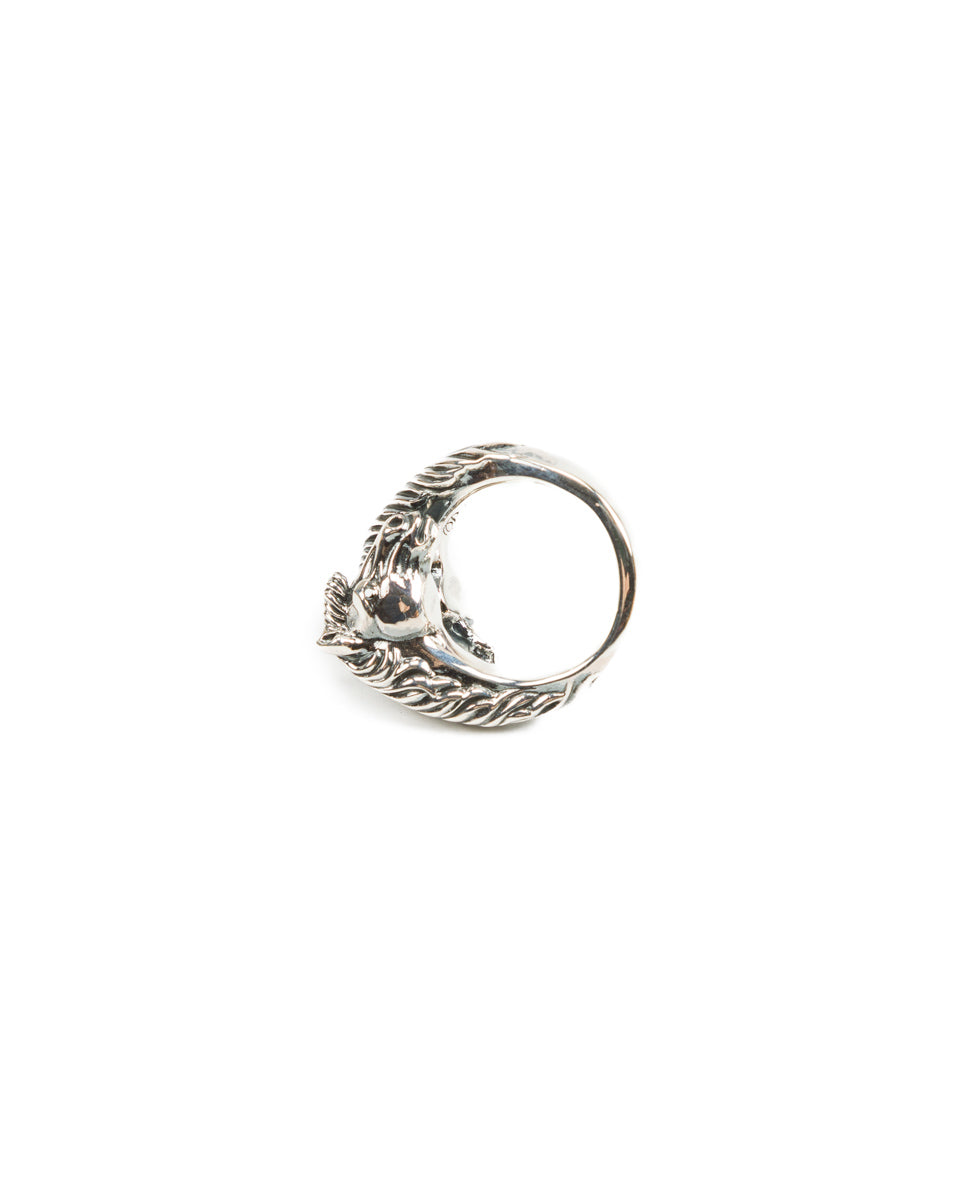 Peanuts & Co Two Face Horse Ring - Silver - Standard & Strange