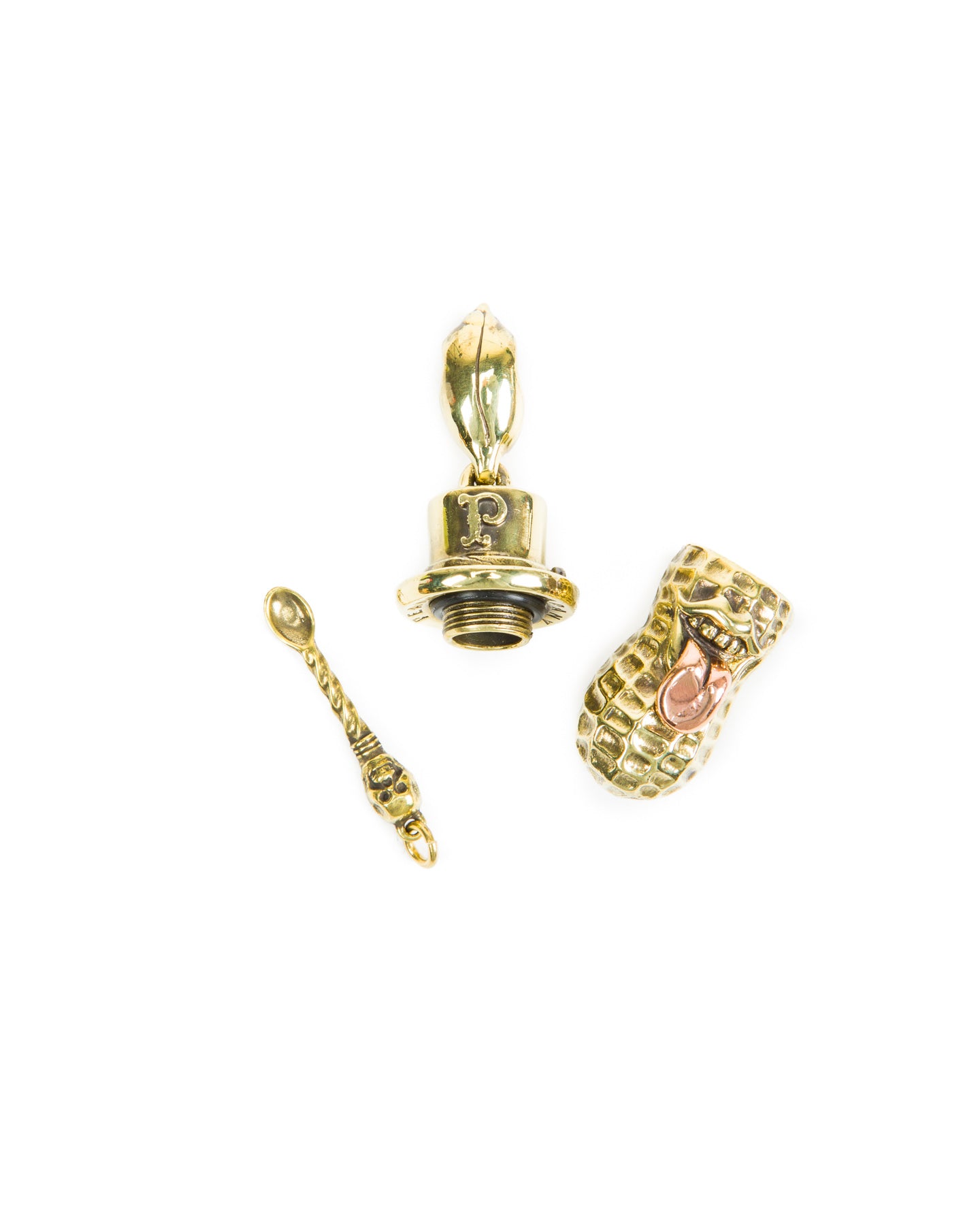 Peanuts & Co Yachimata Bero Peanuts Pendant / Key Ring - Brass x Copper - Standard & Strange