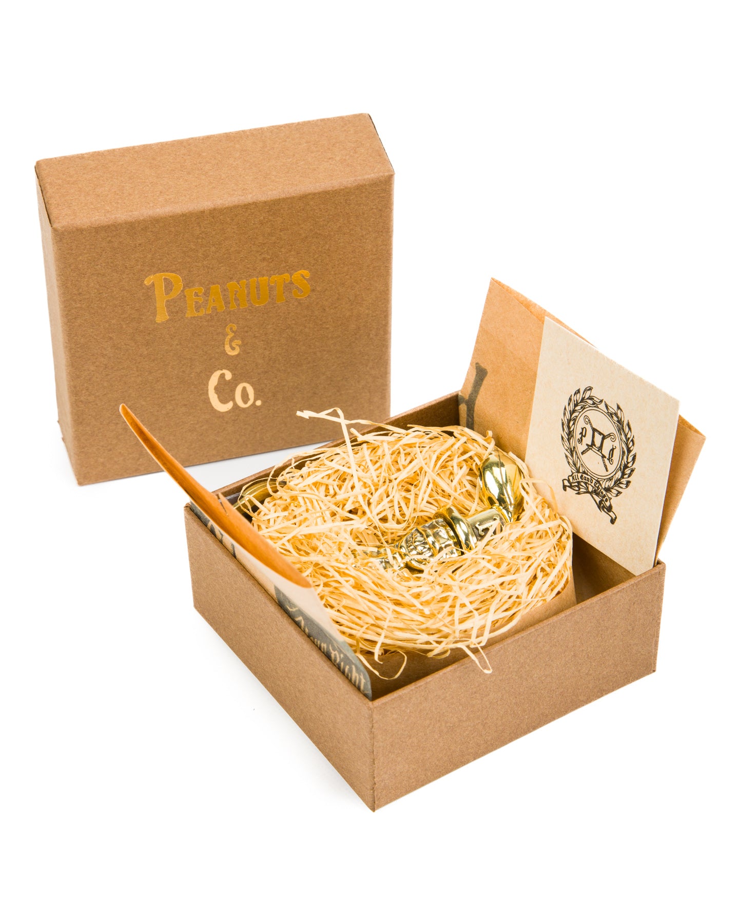 Peanuts & Co Yachimata Peanuts Pendant / Key Ring - Brass - Standard & Strange