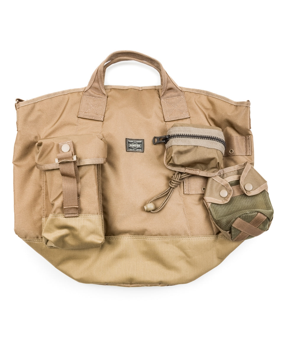 PORTER - Yoshida & Co All 2-Way Bucket Tote with Pouches - Beige - Standard & Strange