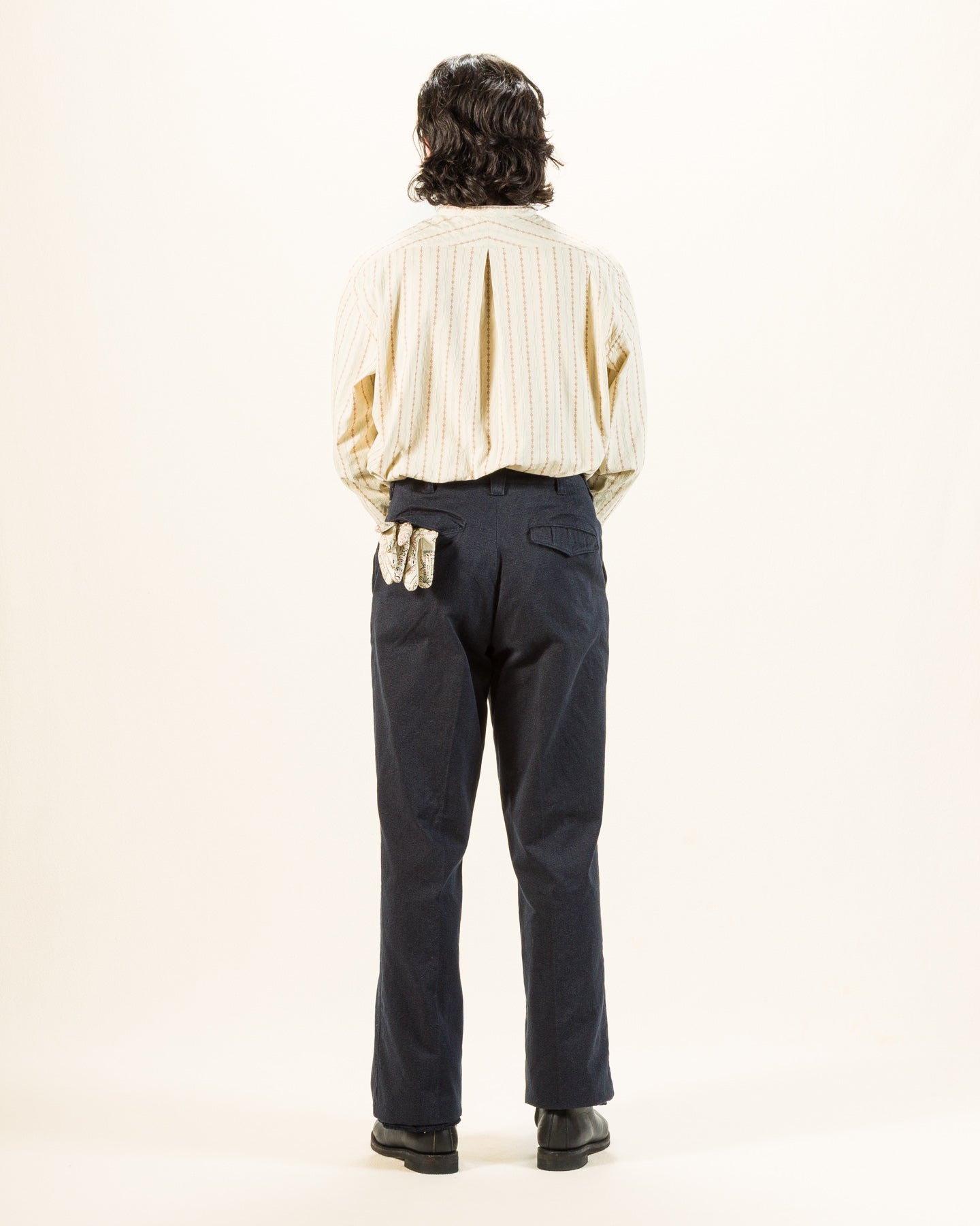 Prequel Stand-up Collar Shirt - Beige - Standard & Strange
