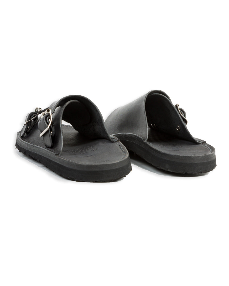 Tokyo Sandal Double Monk Sandal - Black - Standard & Strange
