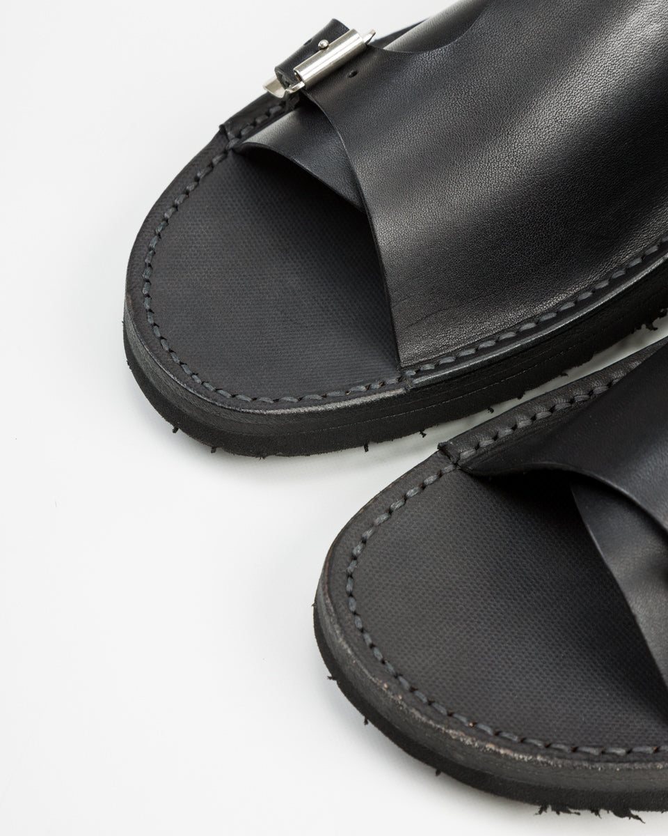 Tokyo Sandal Double Monk Sandal - Black - Standard & Strange