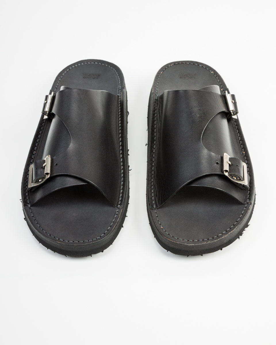 Tokyo Sandal Double Monk Sandal - Black - Standard & Strange