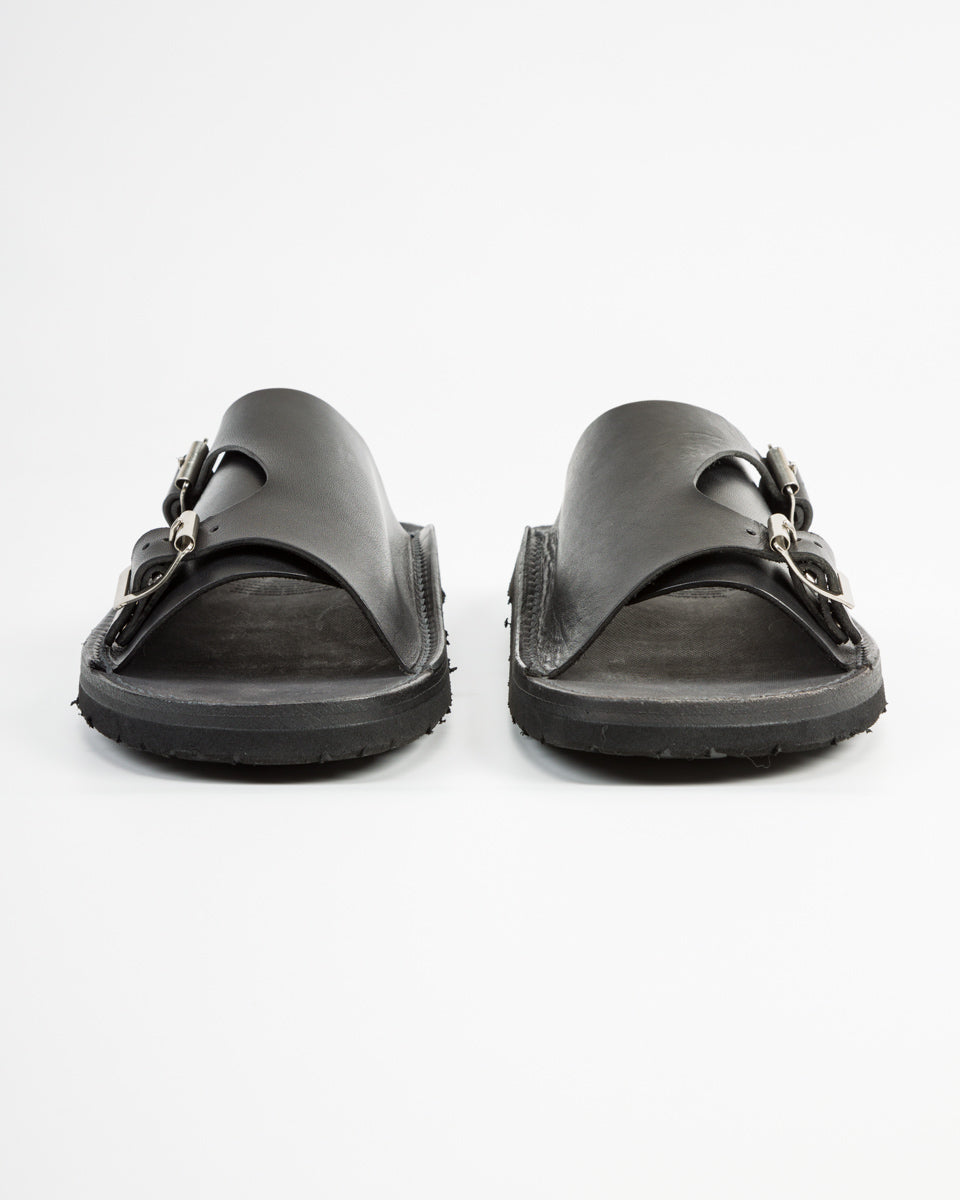 Tokyo Sandal Double Monk Sandal - Black - Standard & Strange
