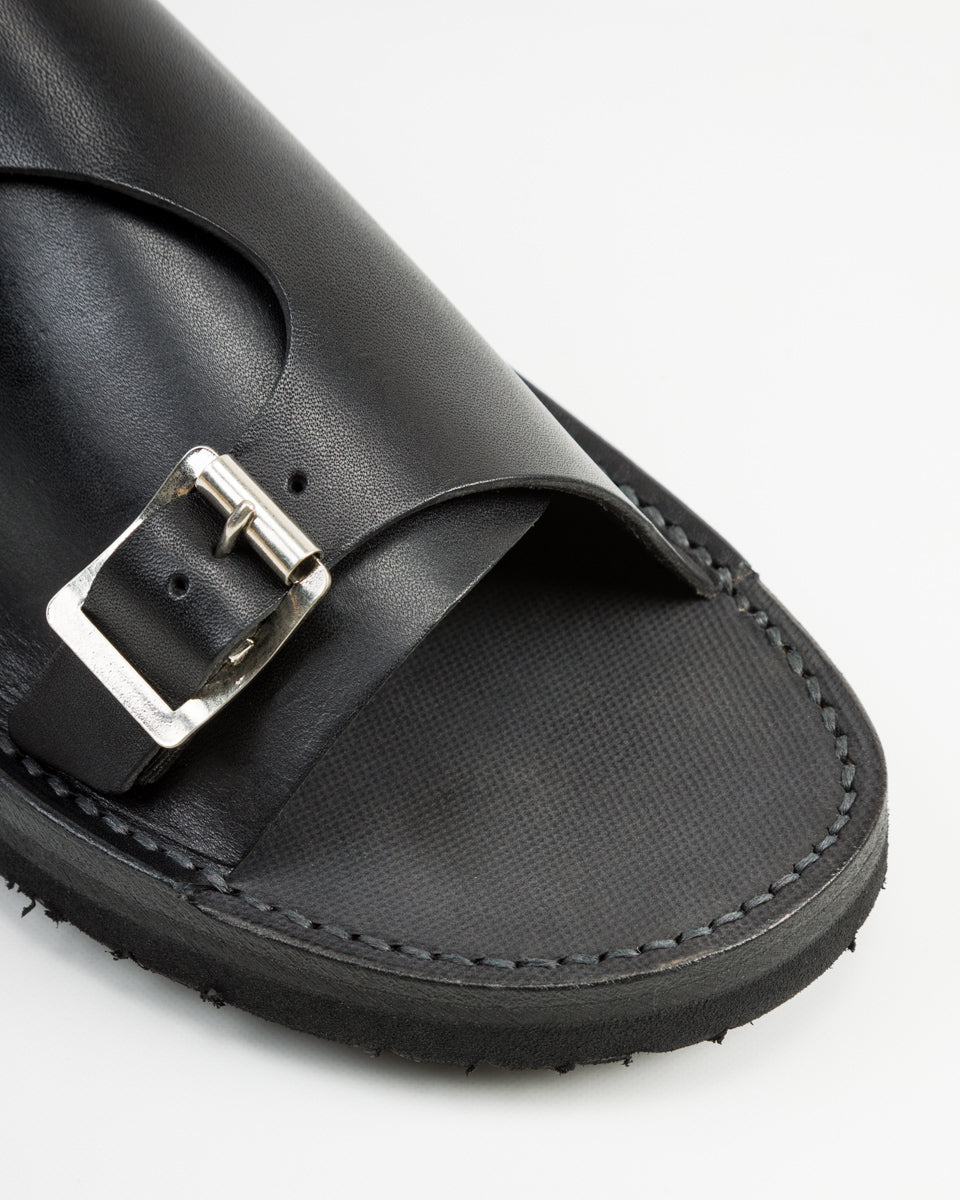Tokyo Sandal Double Monk Sandal - Black - Standard & Strange
