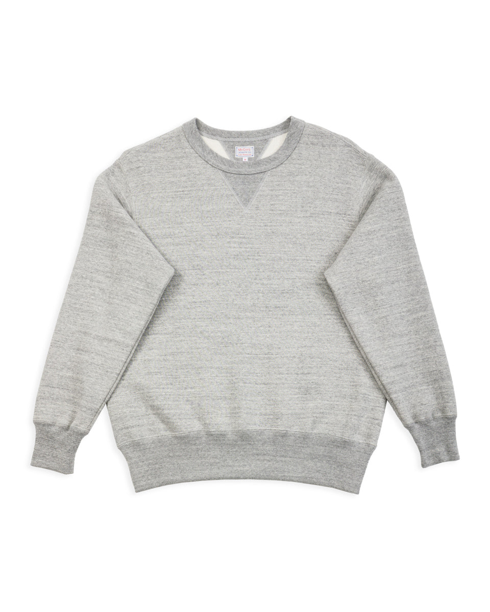 The Real McCoy's 10 oz Loopwheel Crewneck Sweatshirt - Gray - Standard & Strange