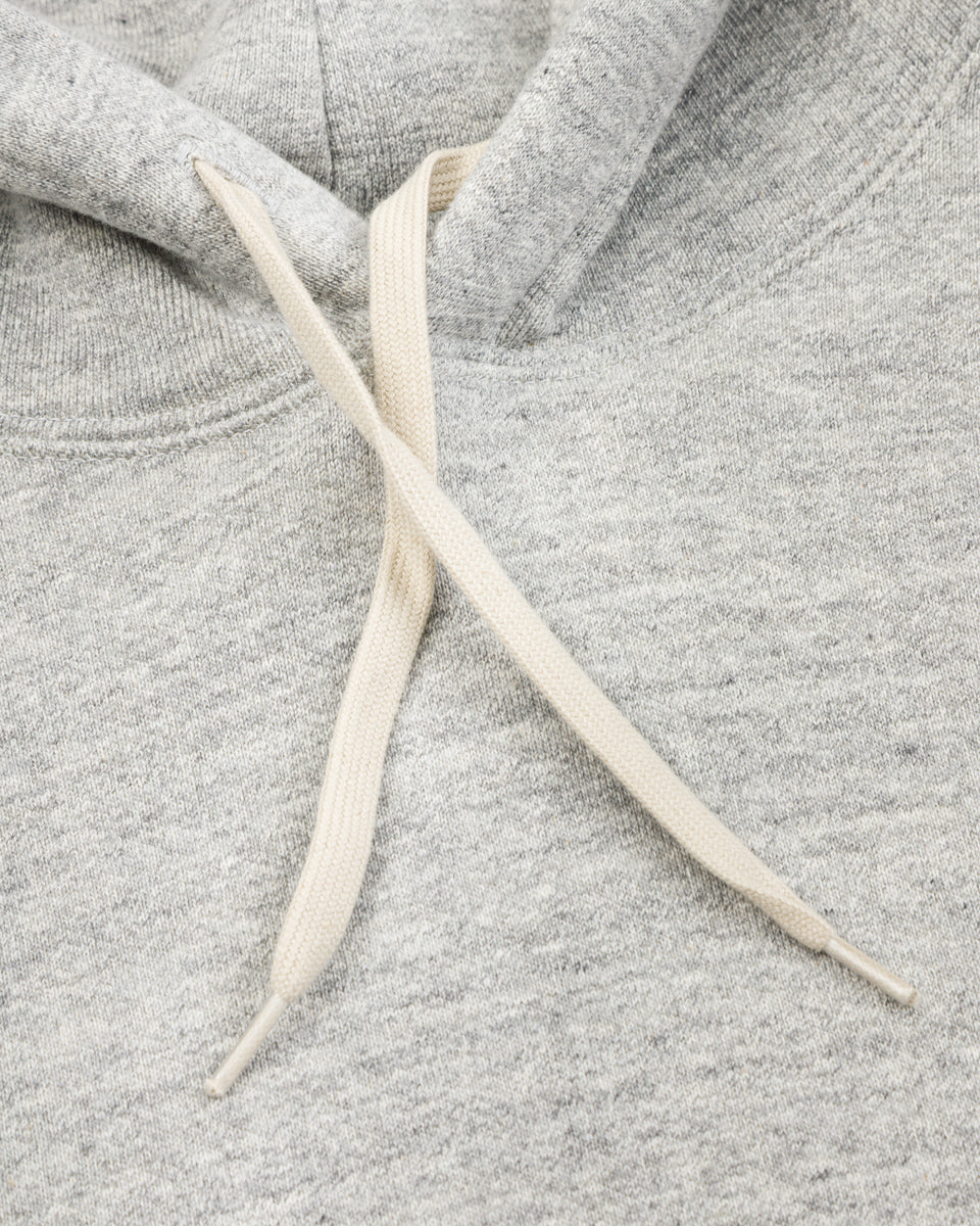 The Real McCoy's 10 oz Loopwheel Hooded Sweatshirt - Gray - Standard & Strange
