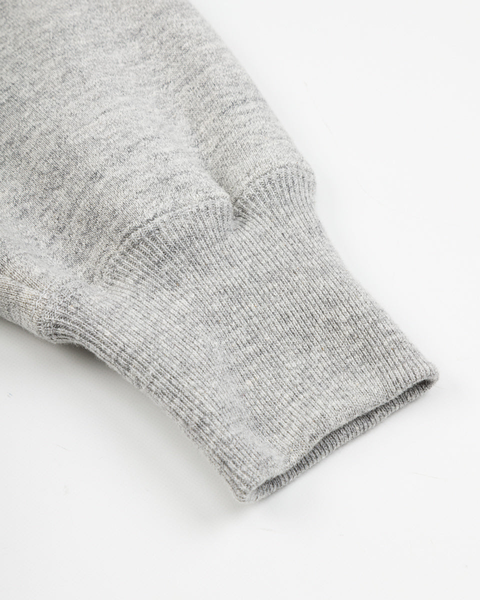 The Real McCoy's 10 oz Loopwheel Hooded Sweatshirt - Gray - Standard & Strange