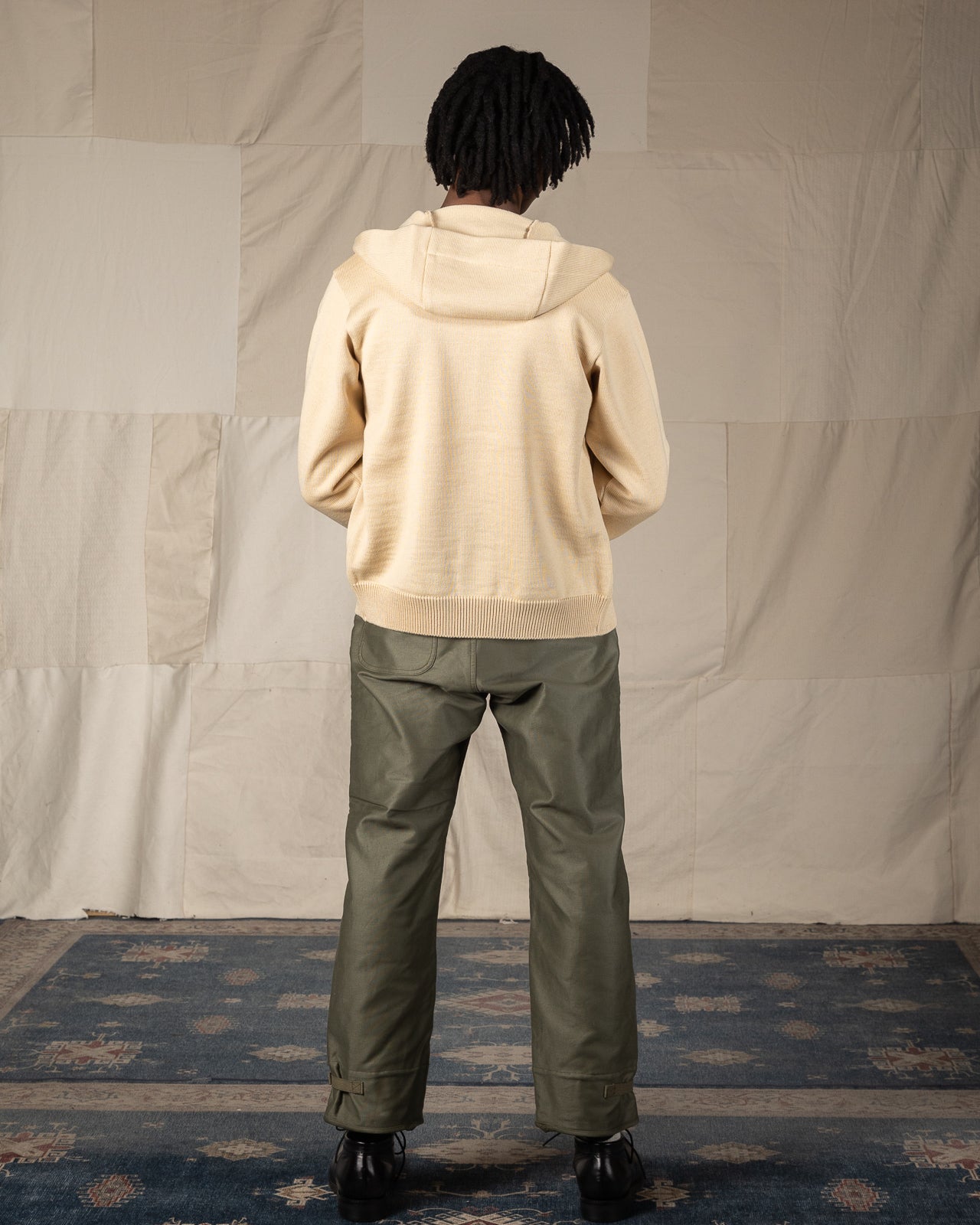 The Real McCoy's 30s Hooded Knit Sweater - Ecru - Standard & Strange