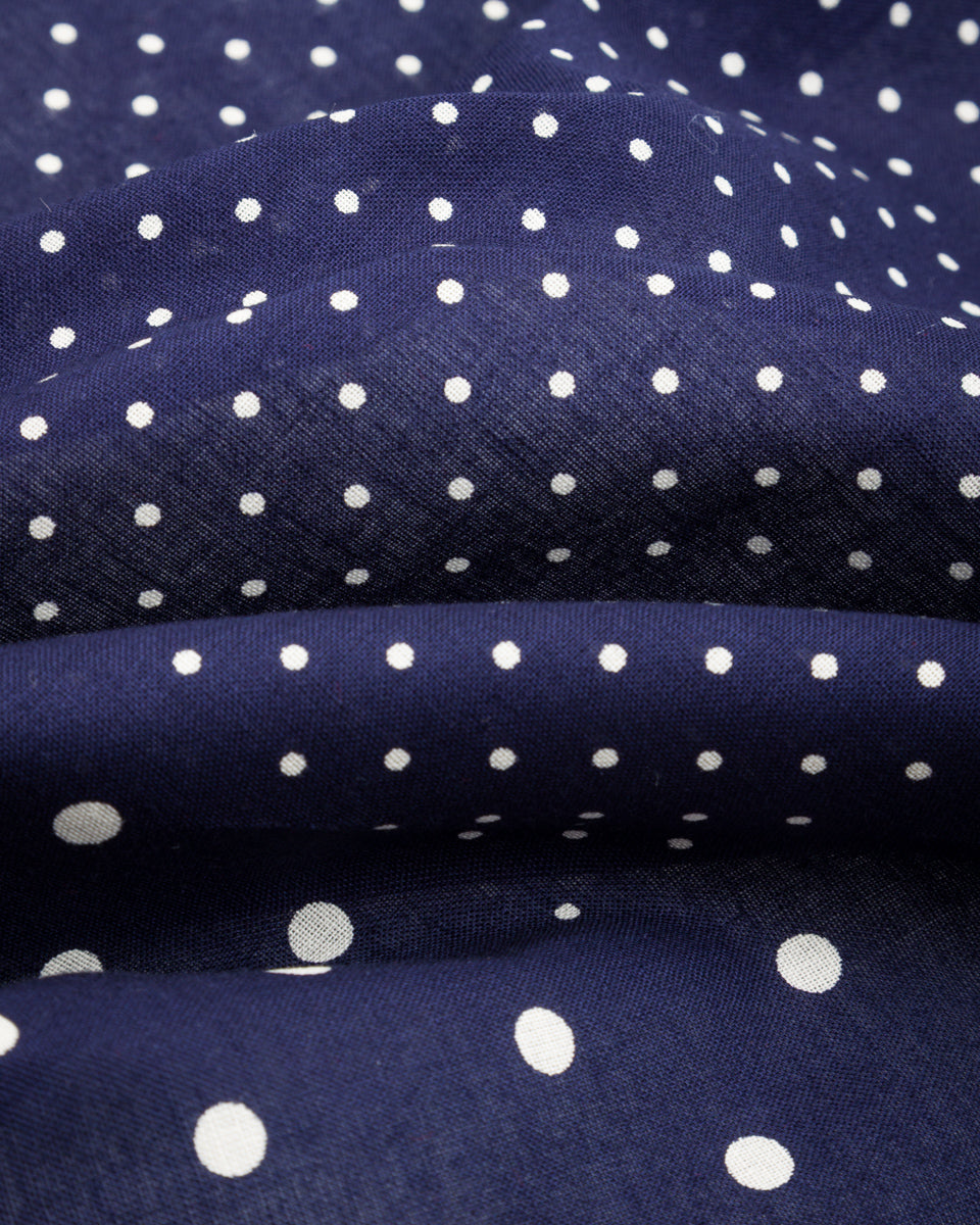 The Real McCoy's Bandanna 'Dot' - Navy - Standard & Strange
