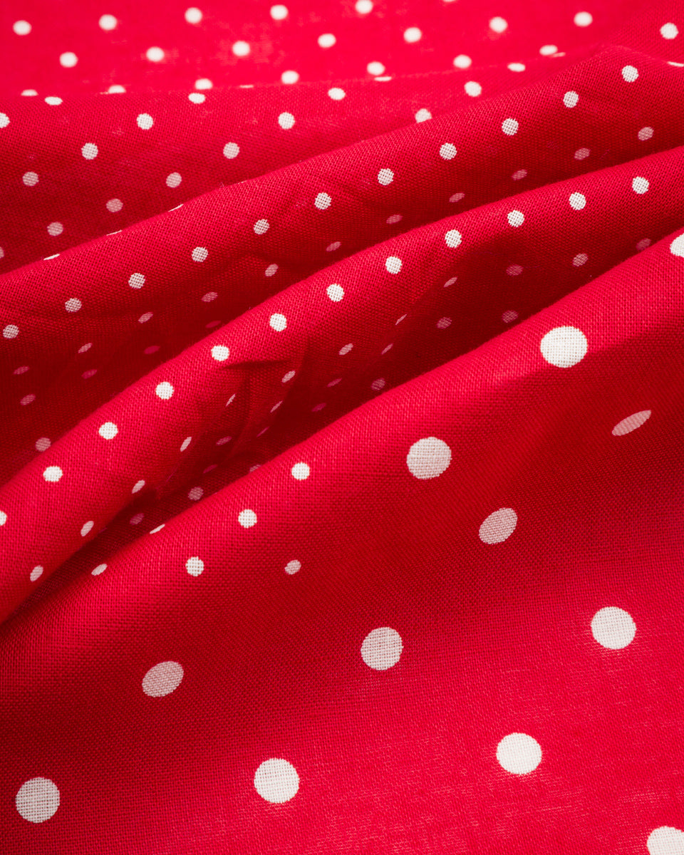 The Real McCoy's Bandanna 'Dot' - Red - Standard & Strange