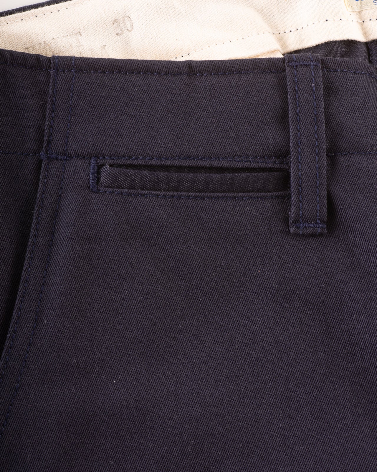 The Real McCoy's Blue Seal Chinos - Navy - Standard & Strange