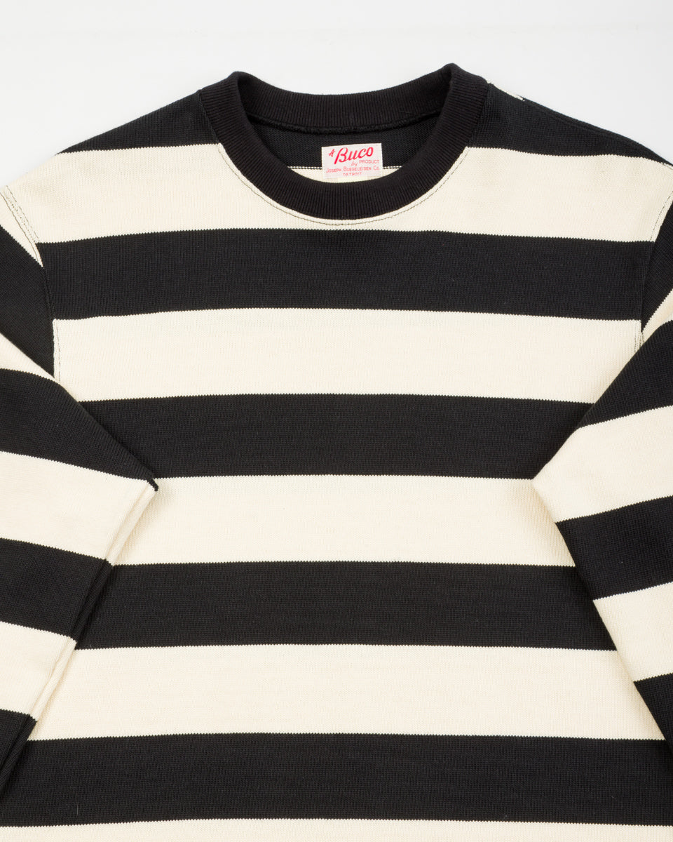 The Real McCoy's Buco Racing Stripe Jersey - Black/White - Standard & Strange