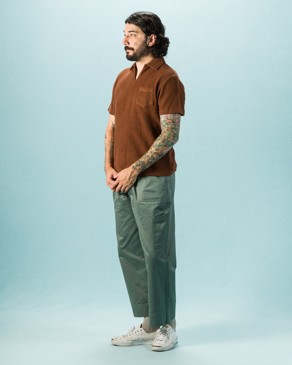 The Real McCoy's Cotton Pile Skipper - Brown - Standard & Strange