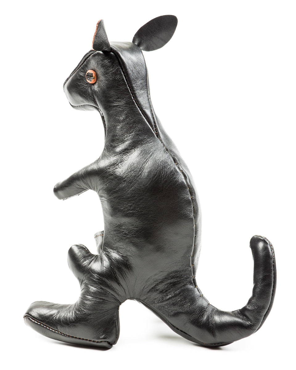 The Real McCoy's Handcrafted Horsehide Kangaroo - Black - Standard & Strange