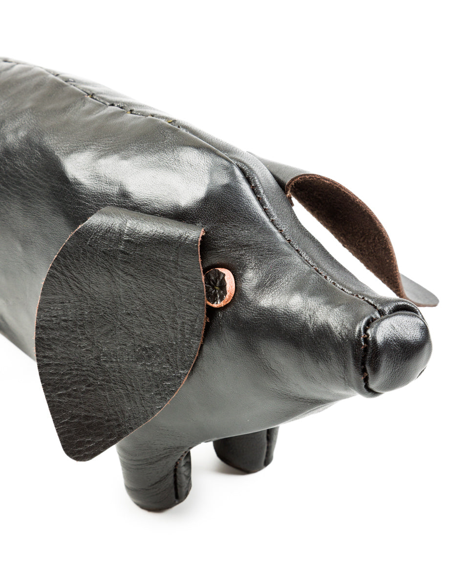 The Real McCoy's Handcrafted Horsehide Pig - Black - Standard & Strange