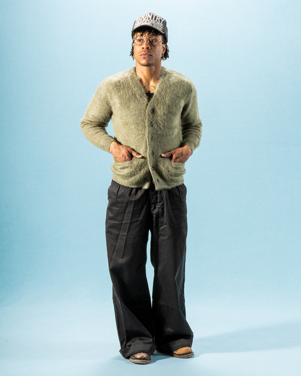 The Real McCoy's Joe McCoy Mohair Cardigan - Mint - Standard & Strange