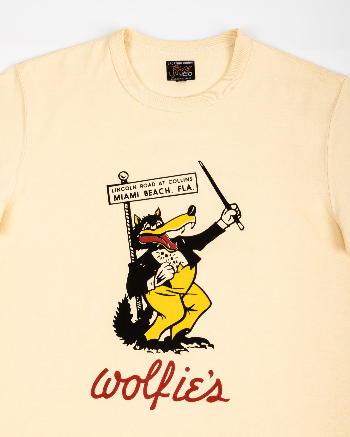 Joe McCoy Tee / Wolfie's - Ecru
